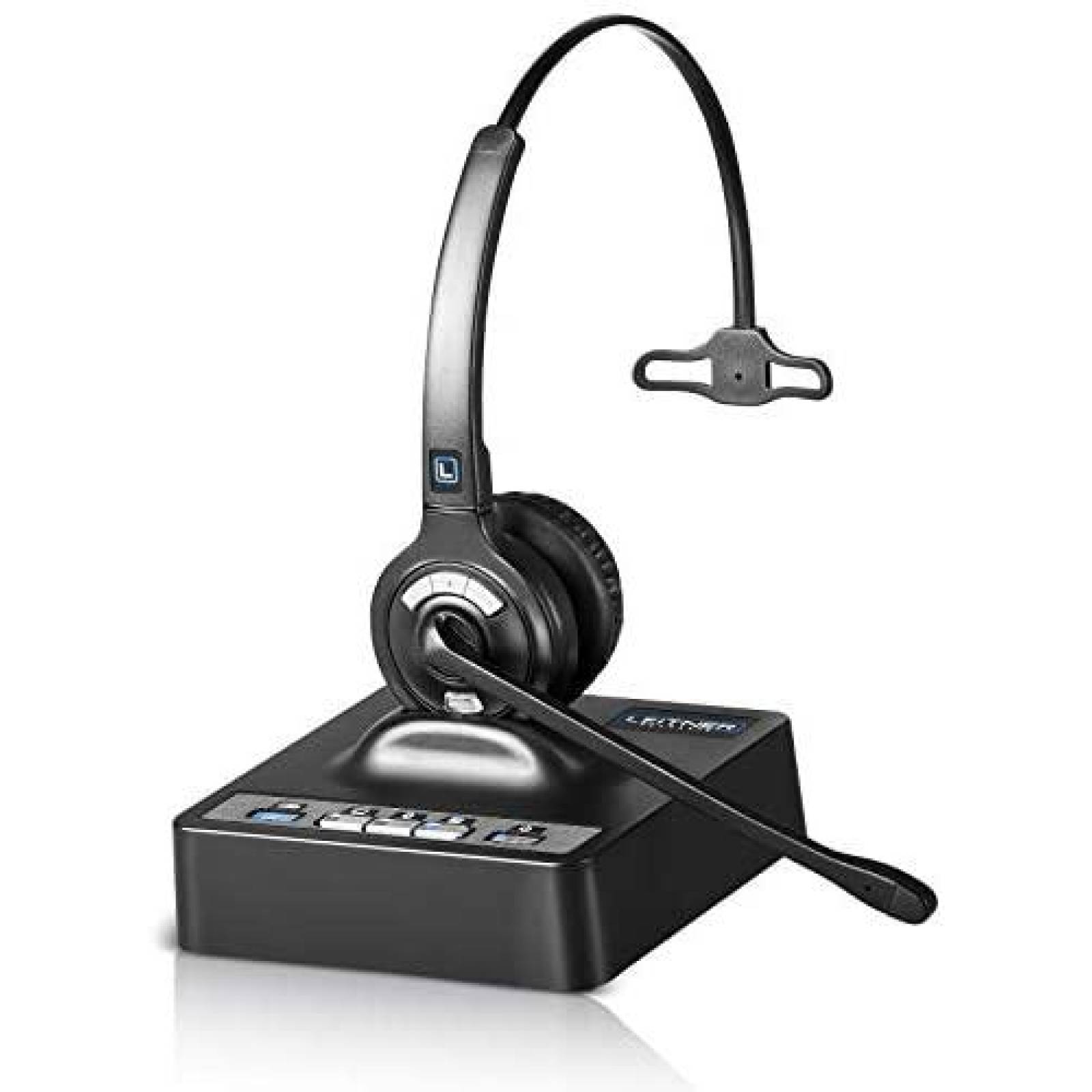 Headset Leitner OfficeAlly LH370 Inalambrico -Negro