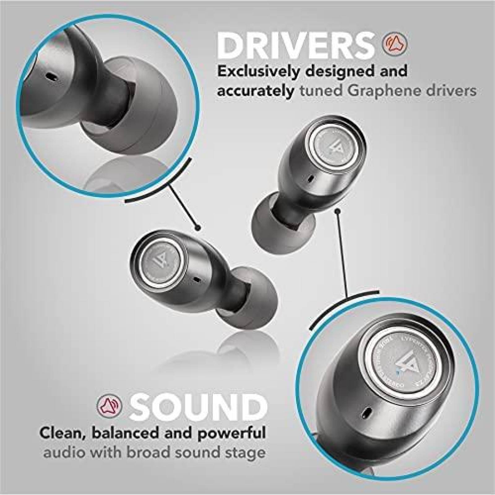 Audifonos Lypertek PurePlay Z3 Inalambricos Bluetooth -Negro