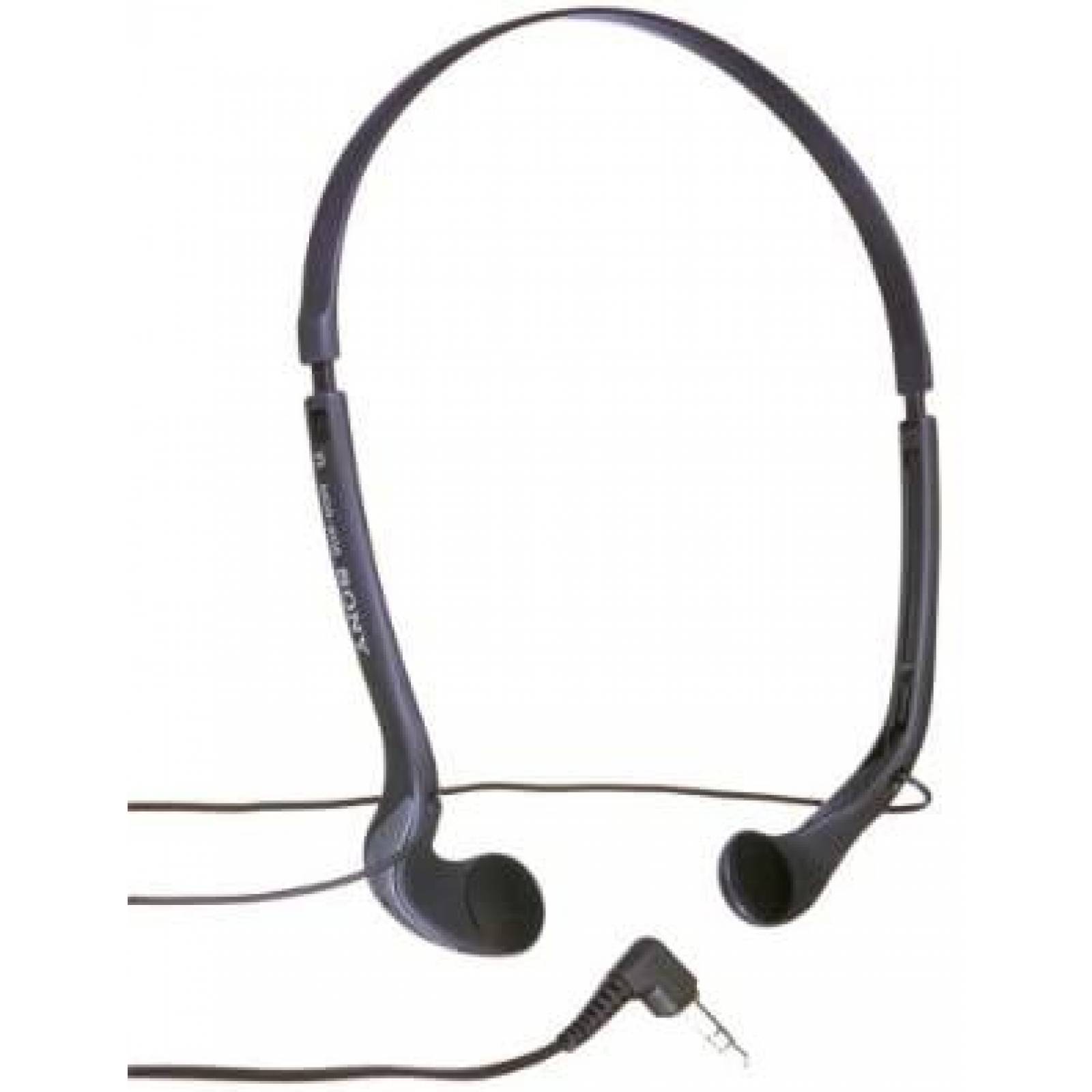 Auriculares Sony MDR-W08L Vertical diadema cable -Negro