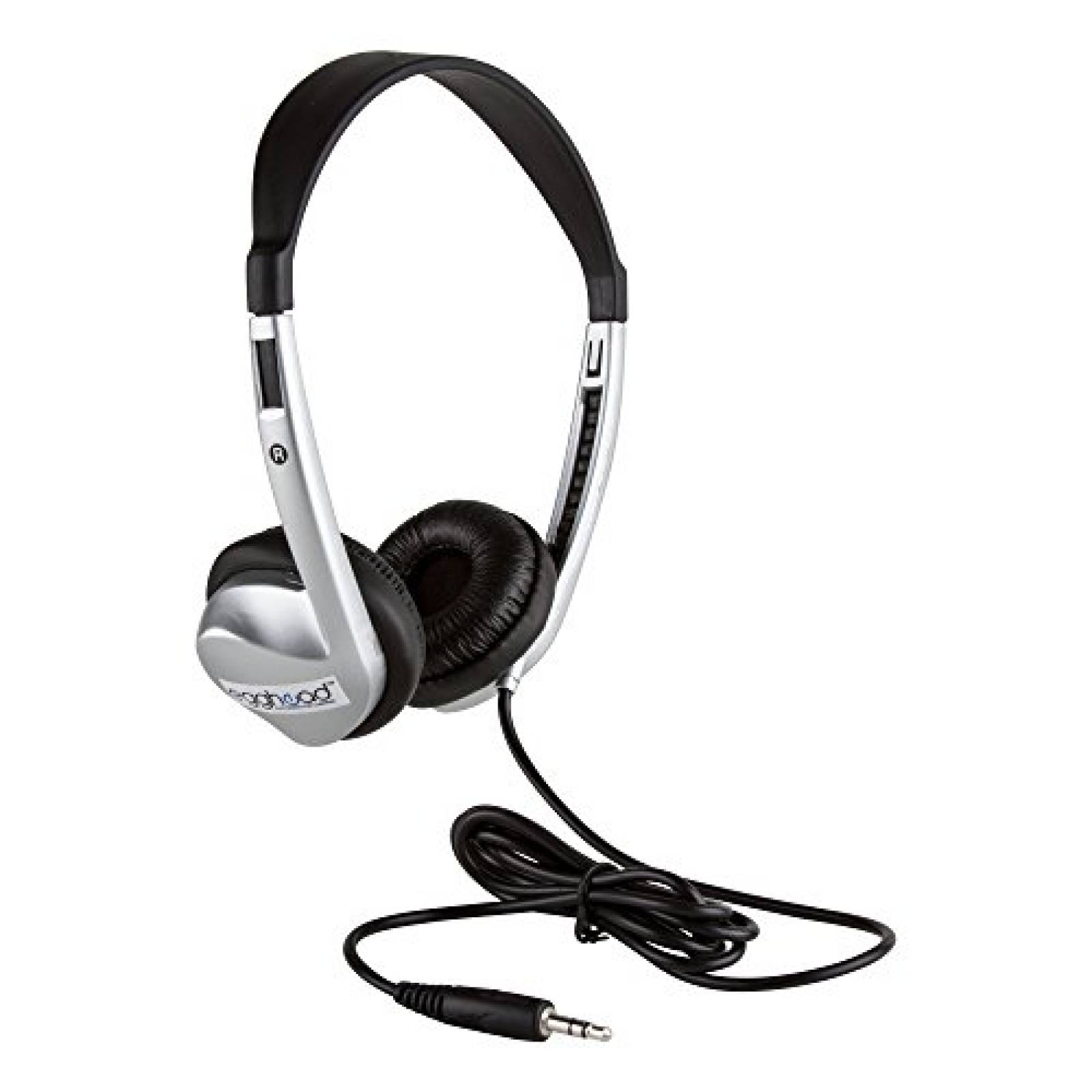 Auriculares Egghead Escolares Con cable plastico -Negro