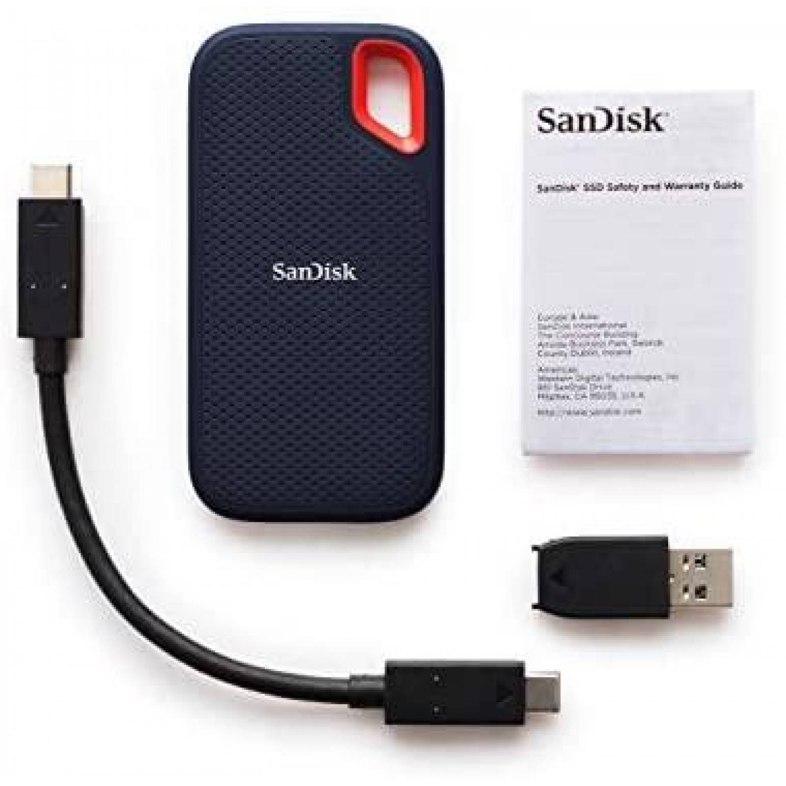 Unidad de Estado Solido SanDisk 250GB Portatil Impermeable