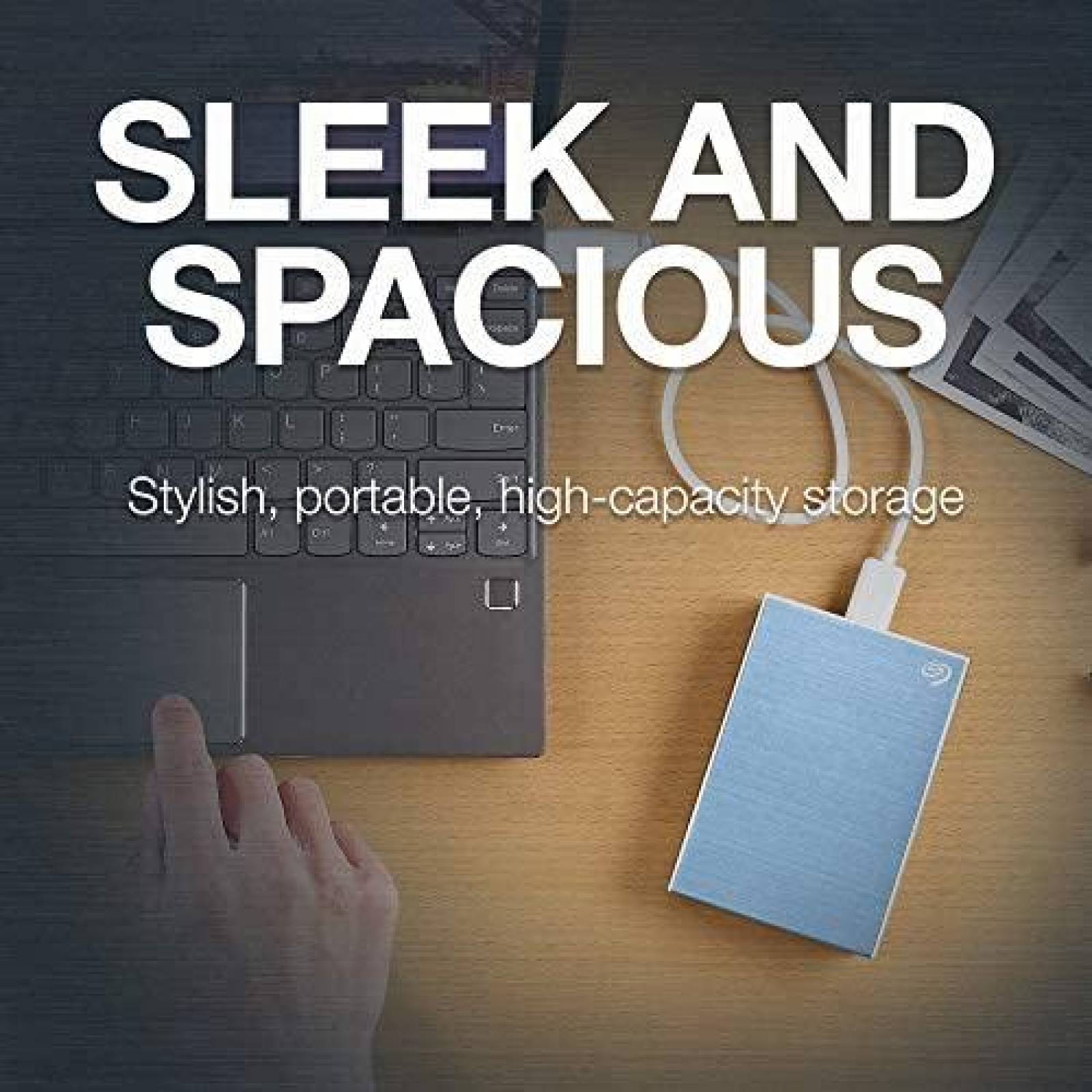 Disco Duro Externo Seagate STKC5000402 5TB Portatil -Azul