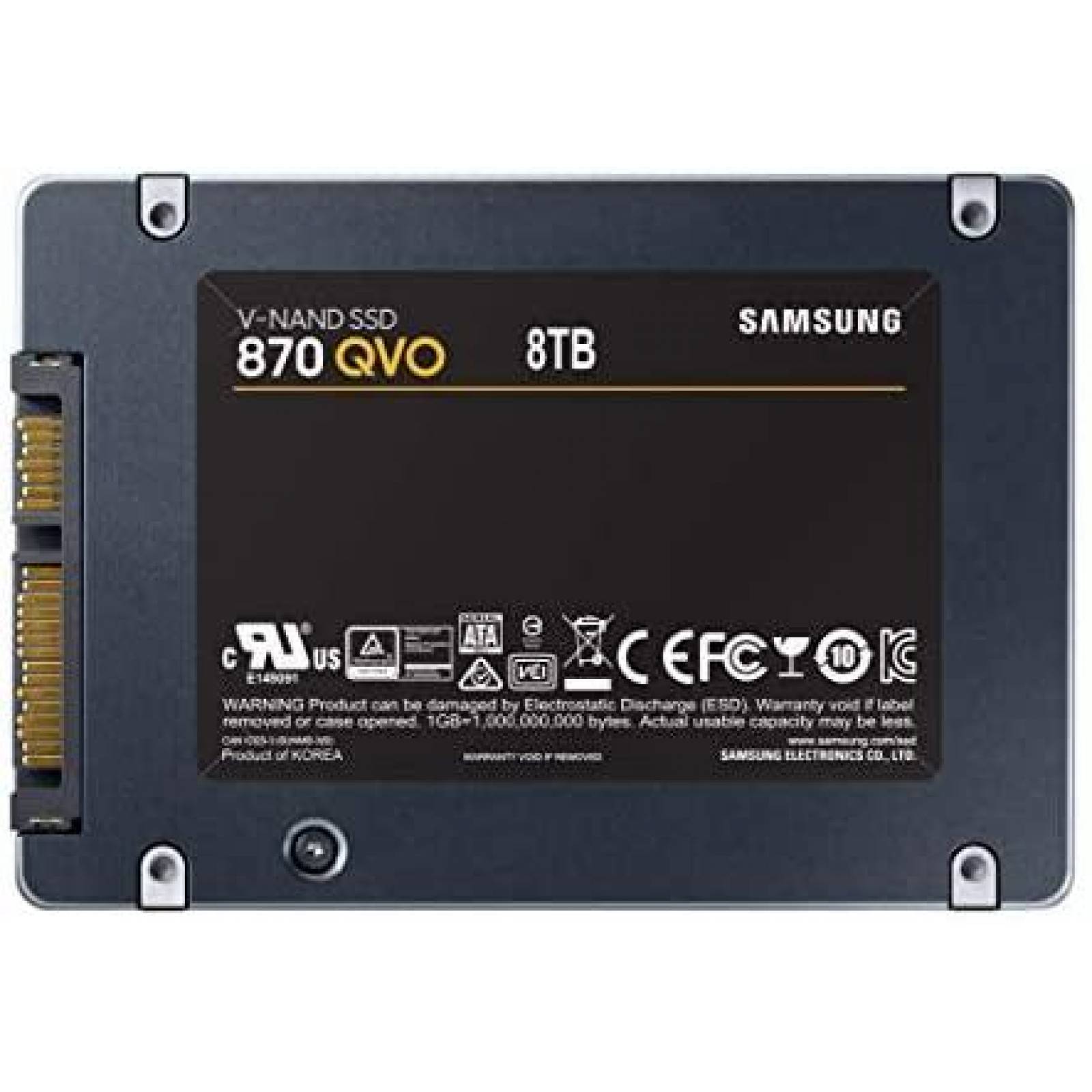 SSD Interno SAMSUNG 870 QVO SATA III 2.5" 1TB -Gris