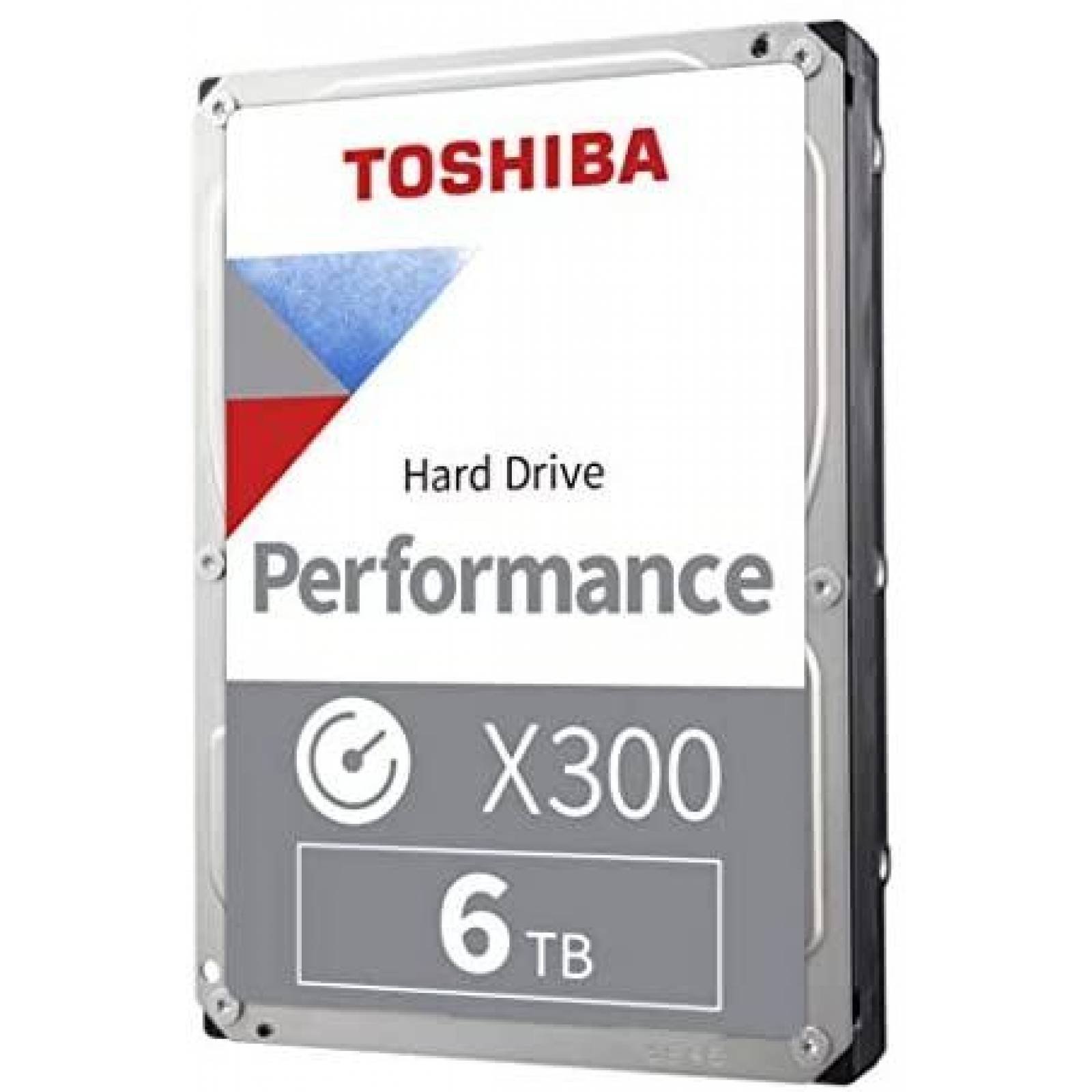 Disco Duro Toshiba X300 6TB Gamer Interno 128MB -Gris