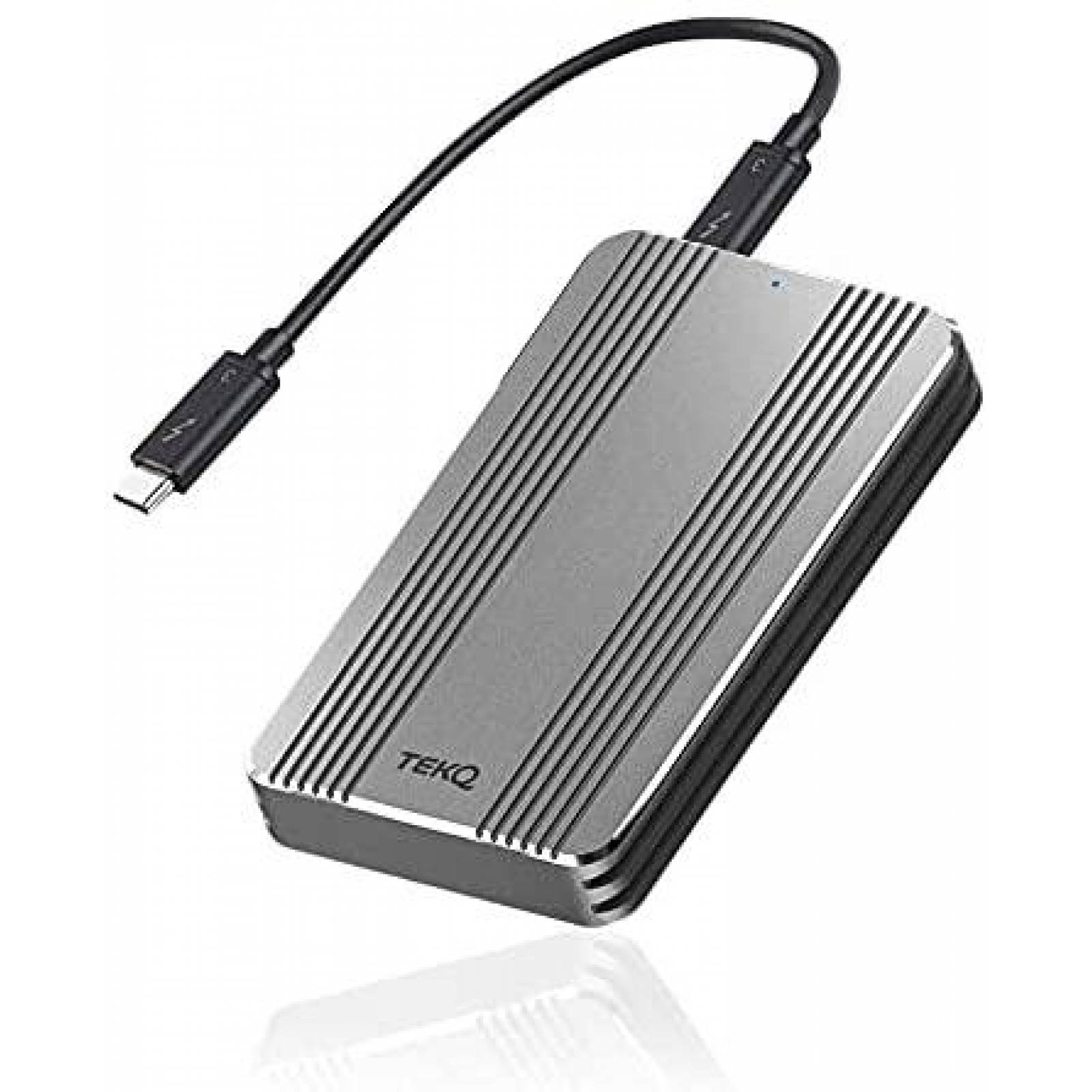 Disco Duro TEKQ Portatil Externo 200GB 19000Mbps -Gris