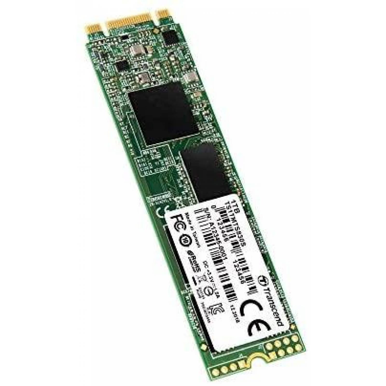 Disco Duro Transcend 1TB SATA III 6GB/s MTS800 -Verde