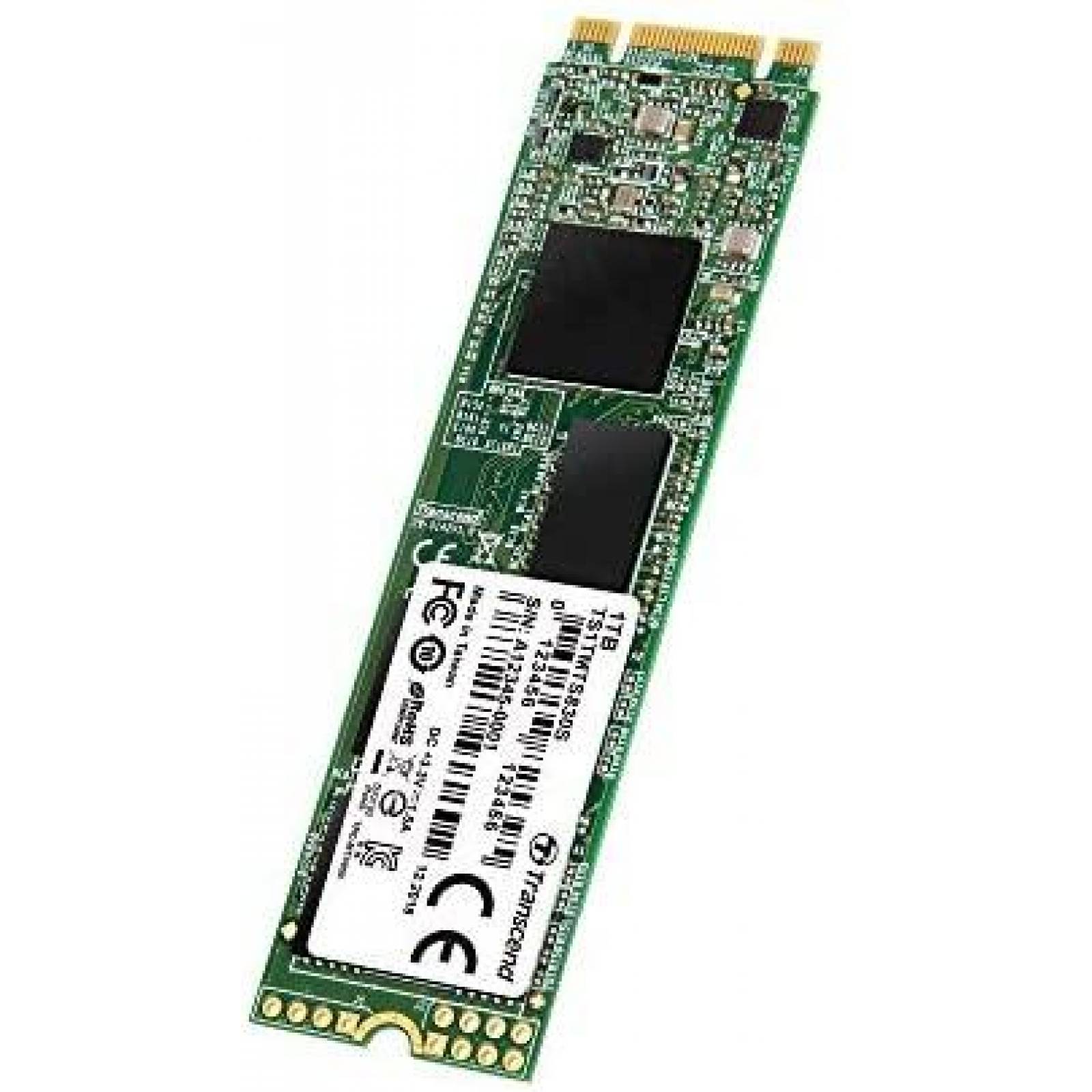Disco Duro Transcend 1TB SATA III 6GB/s MTS800 -Verde