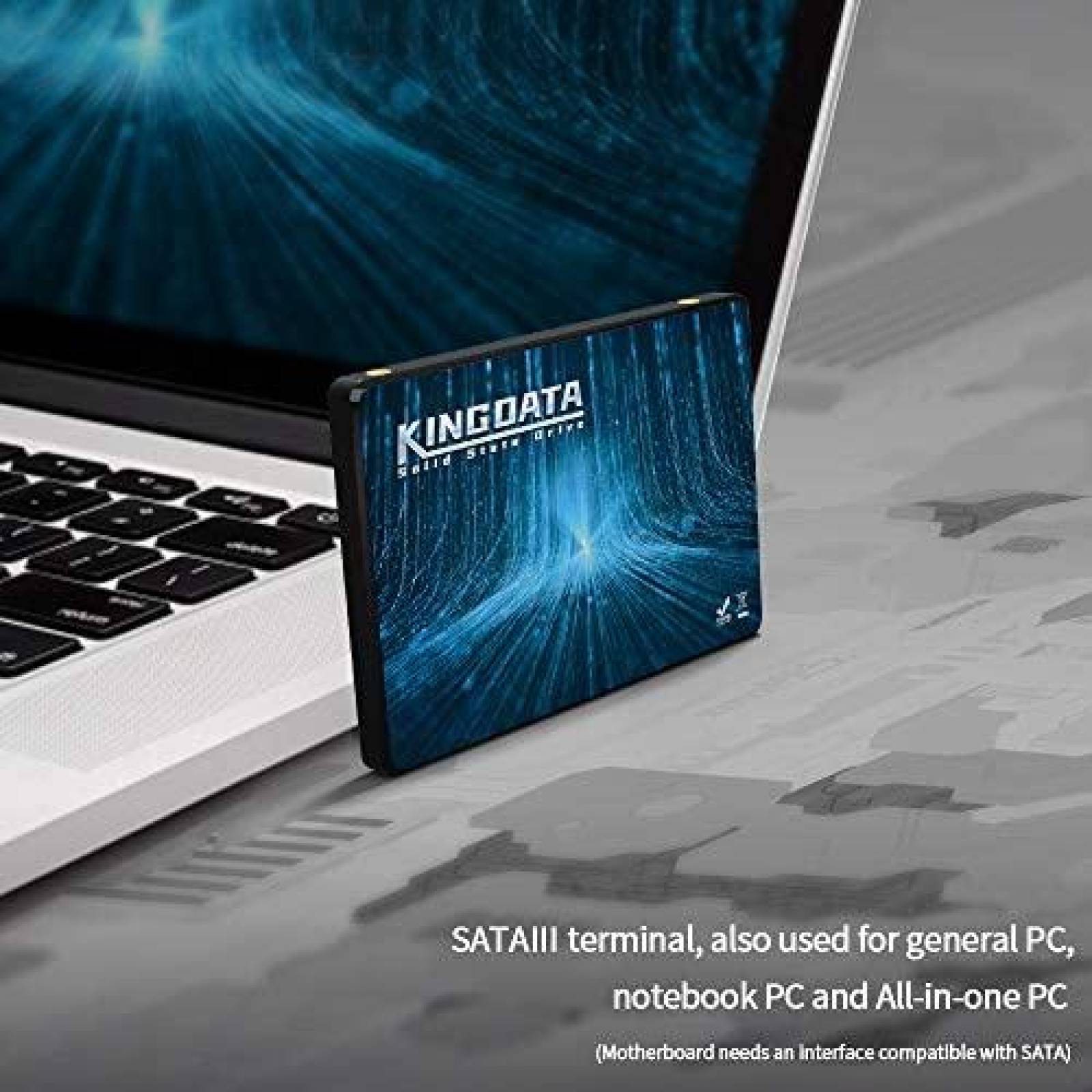 Disco Duro Kingdata SATA III 6Gb/s 512GB SSD -Negro