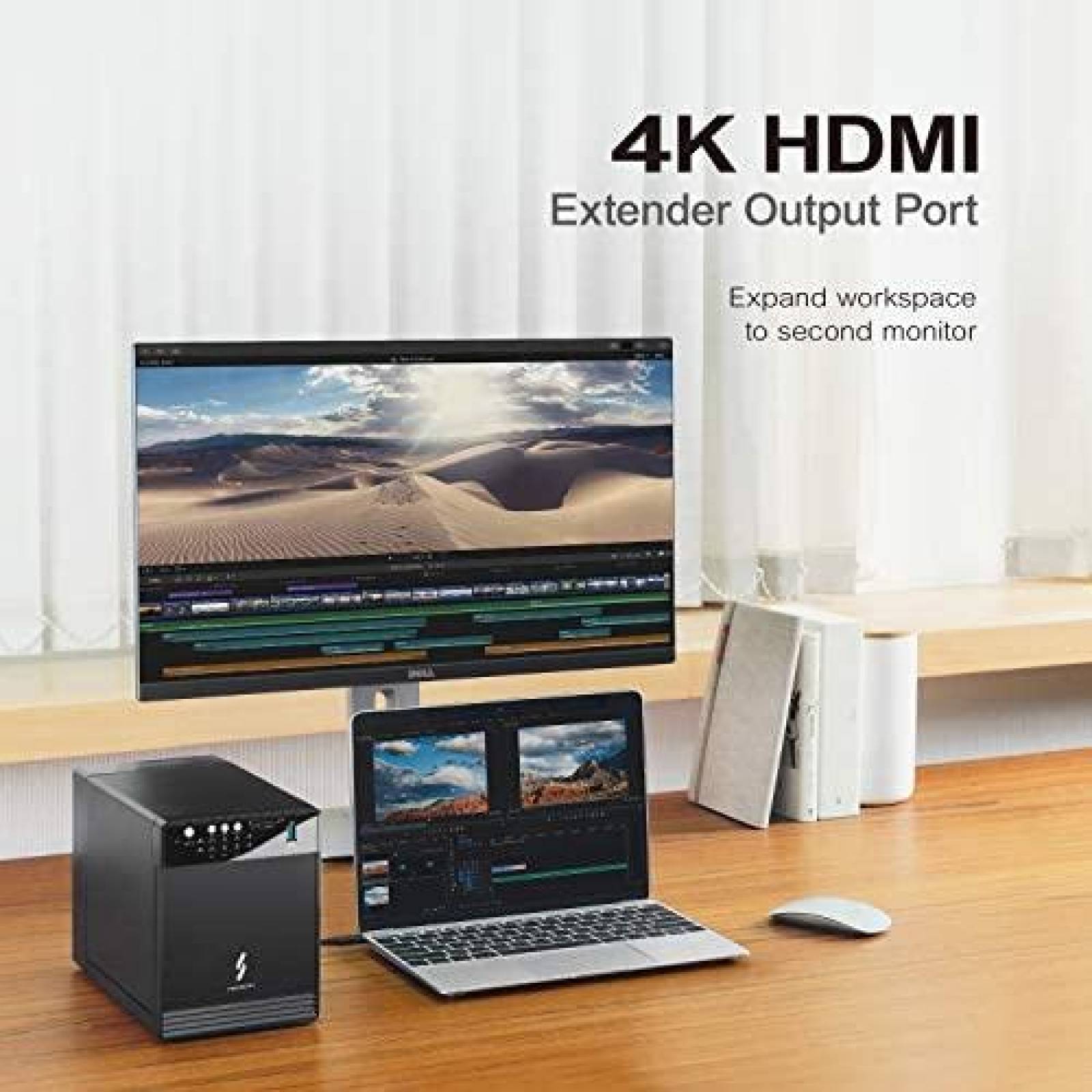 Caja RAID Mediasonic HFR7-SU31CD 3.5'' USB C 3.1 de 4 Bahias