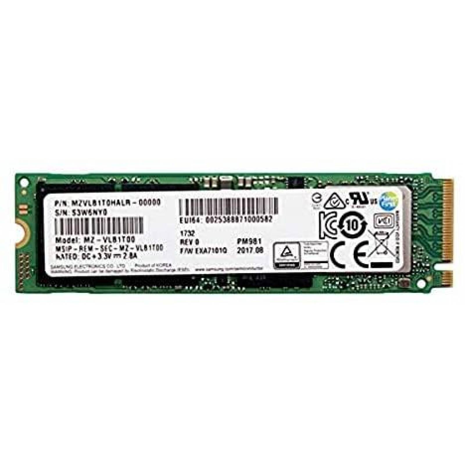 Unidad Estado Solido Samsung pm981 Polaris 1TB -Verde