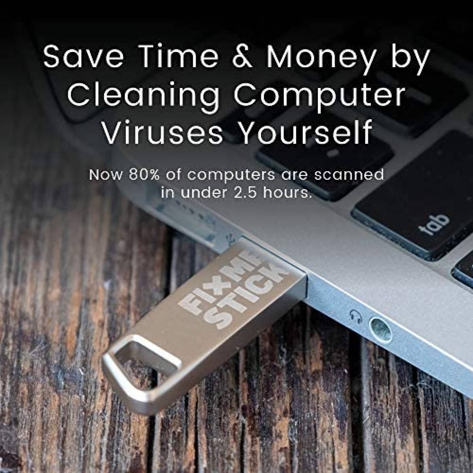 Stick de Eliminacion de Virus FixMeStick para Mac -Gris