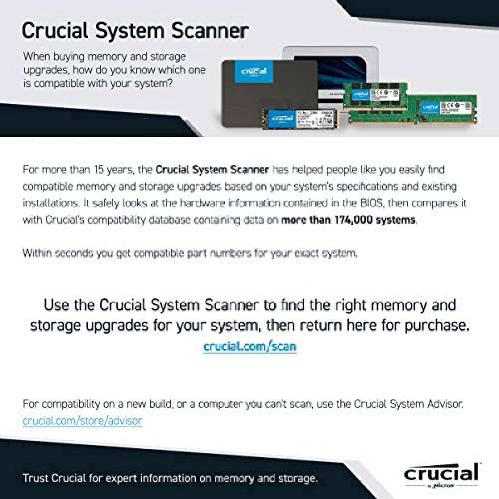 SSD interno Crucial CT500P2SSD8 500GB P2 hasta 2400MB/s