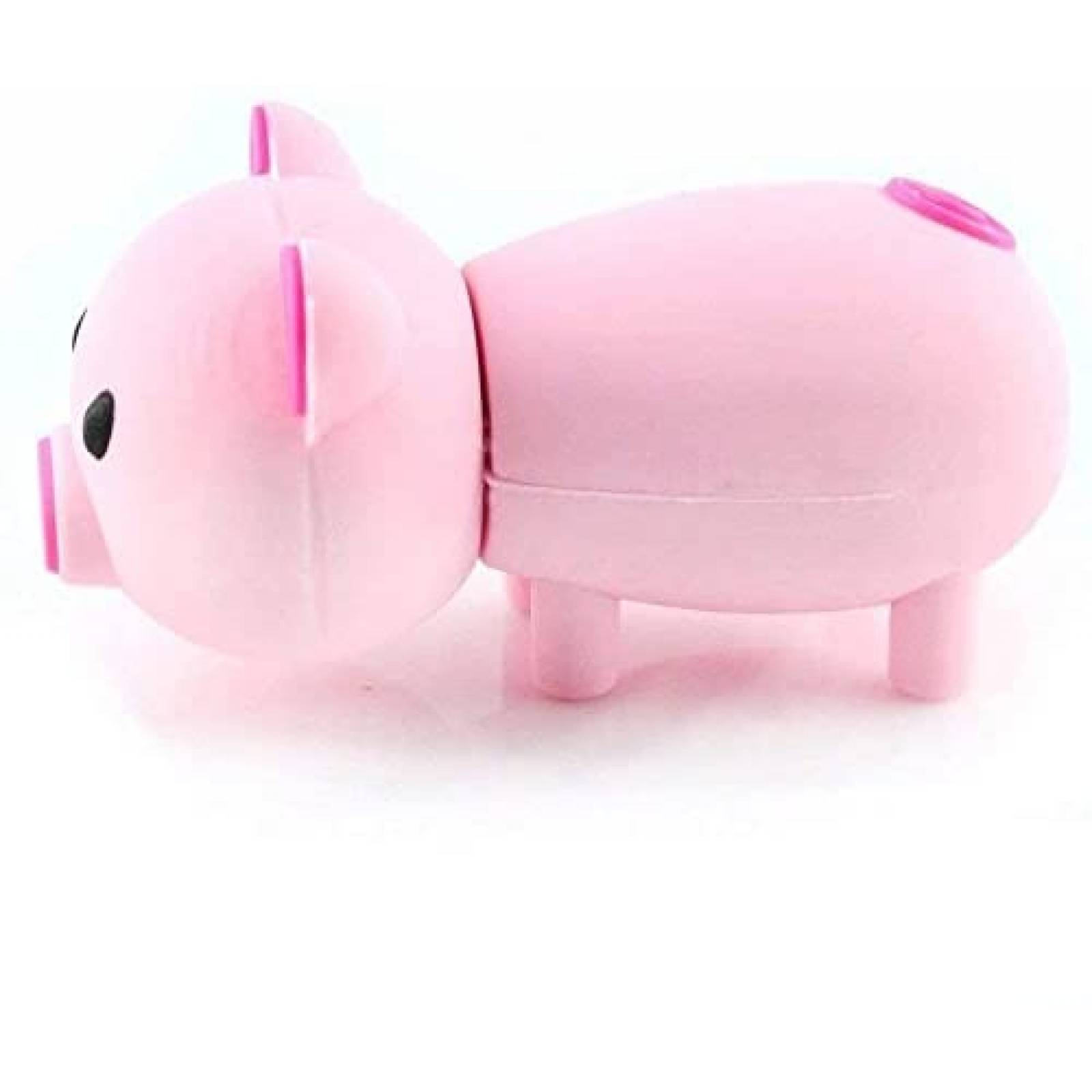 Memoria Flash Drive Huago 32GB USB 2.0 Cerdito -Rosa