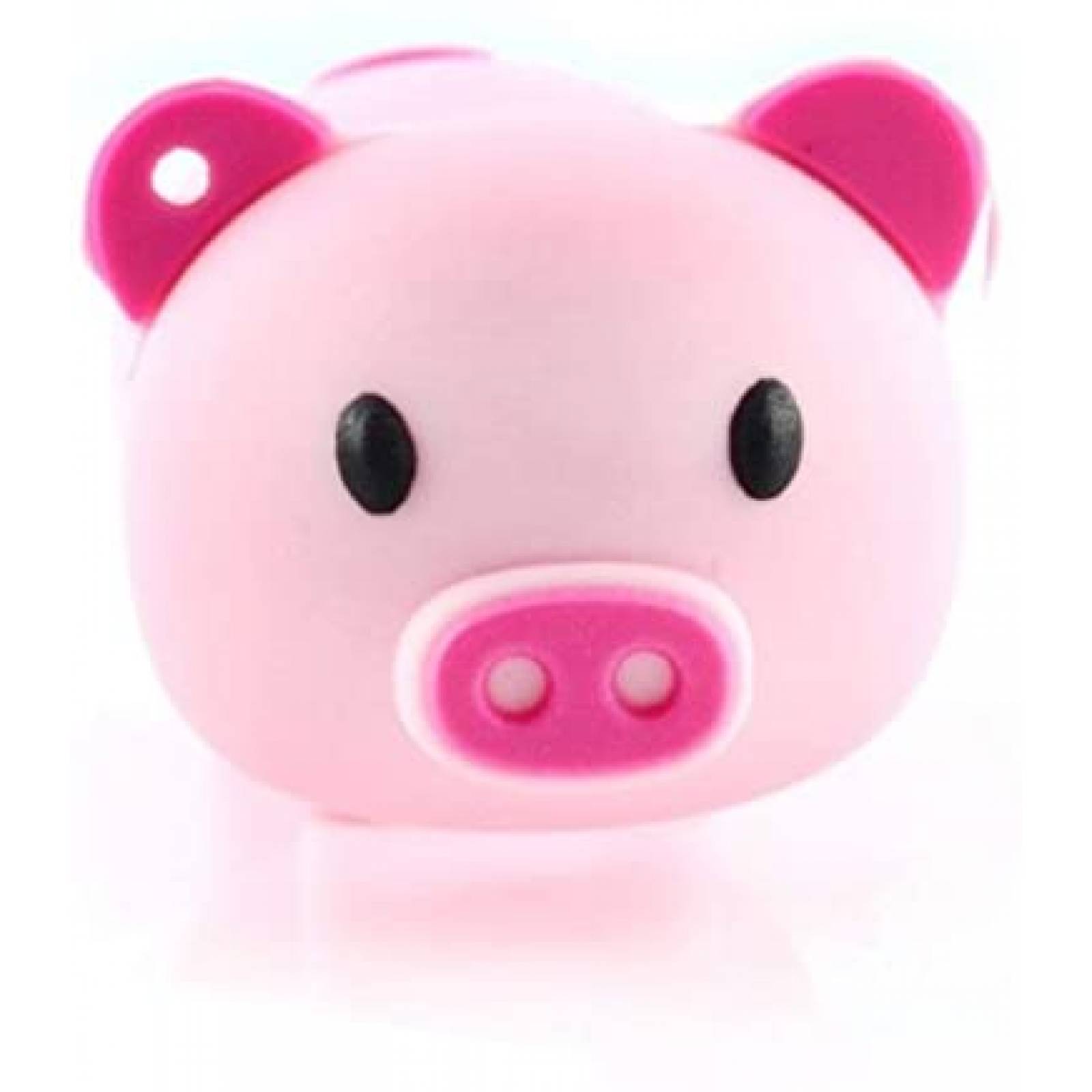 Memoria Flash Drive Huago 32GB USB 2.0 Cerdito -Rosa