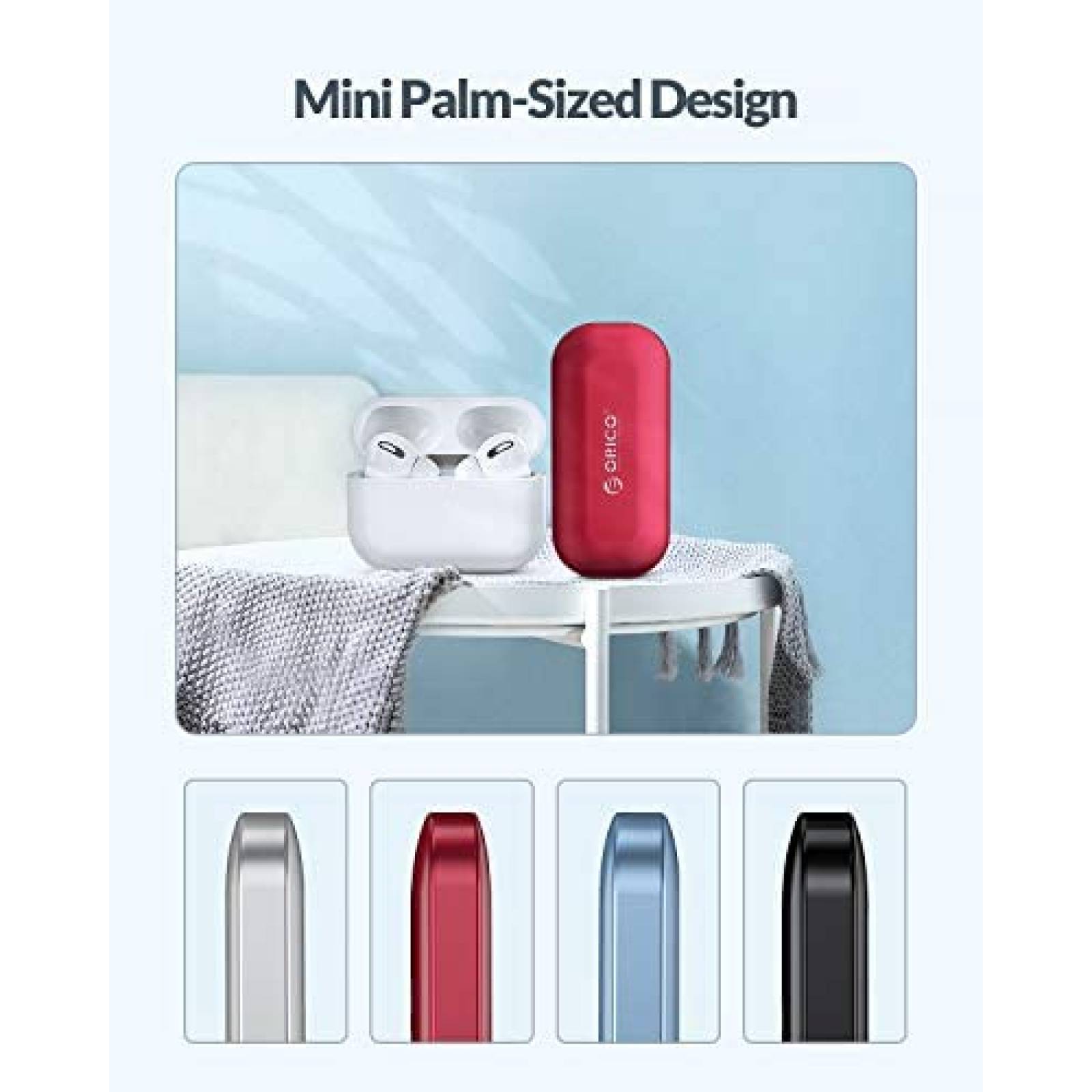 Mini Disco Duro ORICO USB-C de 500 GB SSD Hasta 1000 MB/s