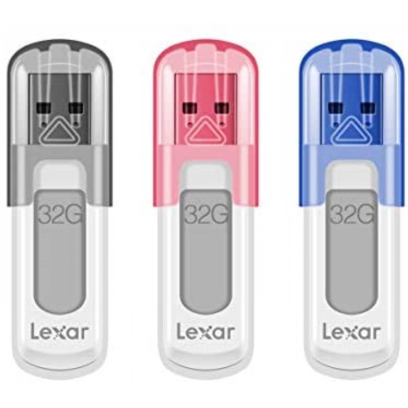 Memoria USB Lexar JumpDirve 32GB USB 3.0 3 unidades -Negro