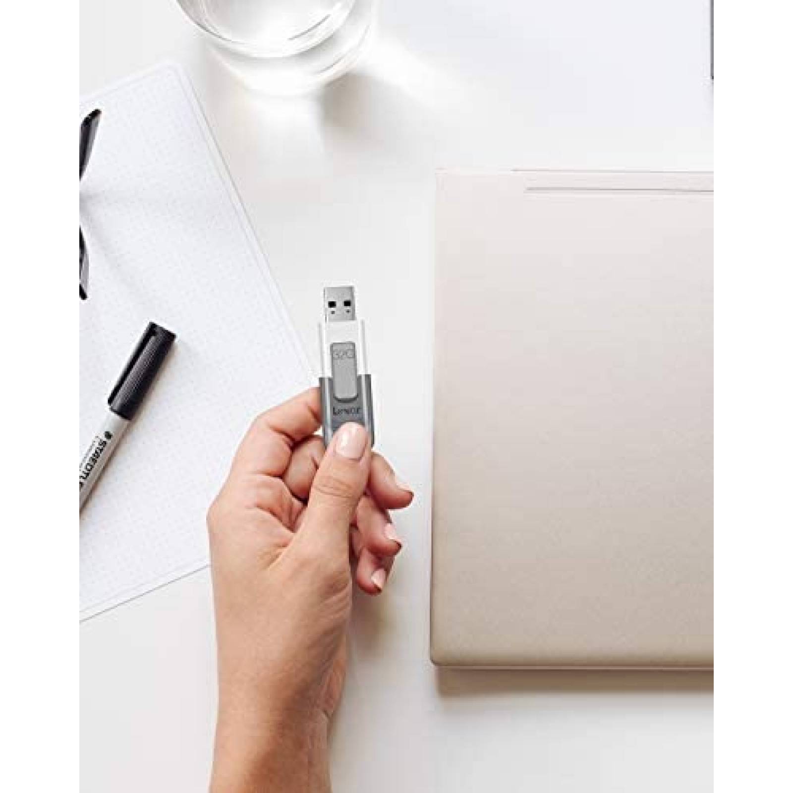 Memoria USB Lexar JumpDirve 32GB USB 3.0 3 unidades -Negro