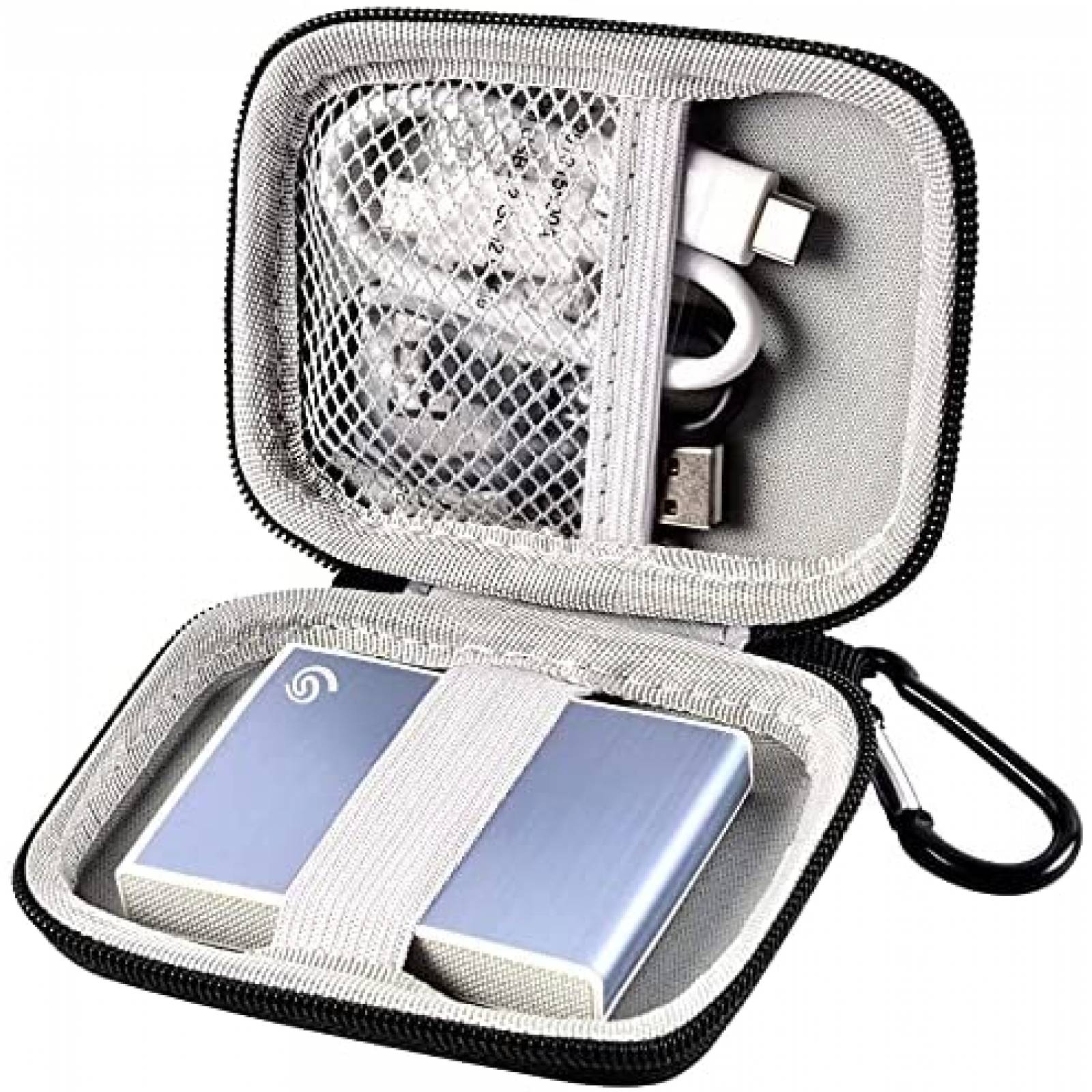 Estuche para Disco Duro Comecase Seagate One Touch -Negro