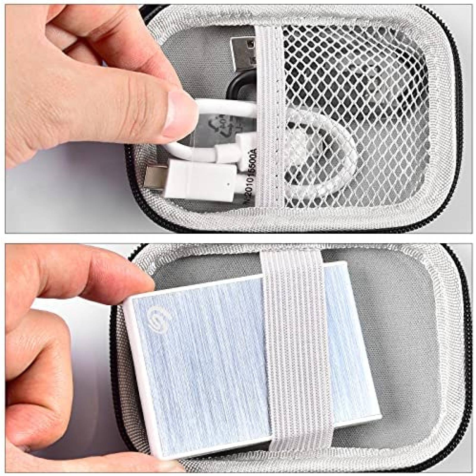 Estuche para Disco Duro Comecase Seagate One Touch -Negro