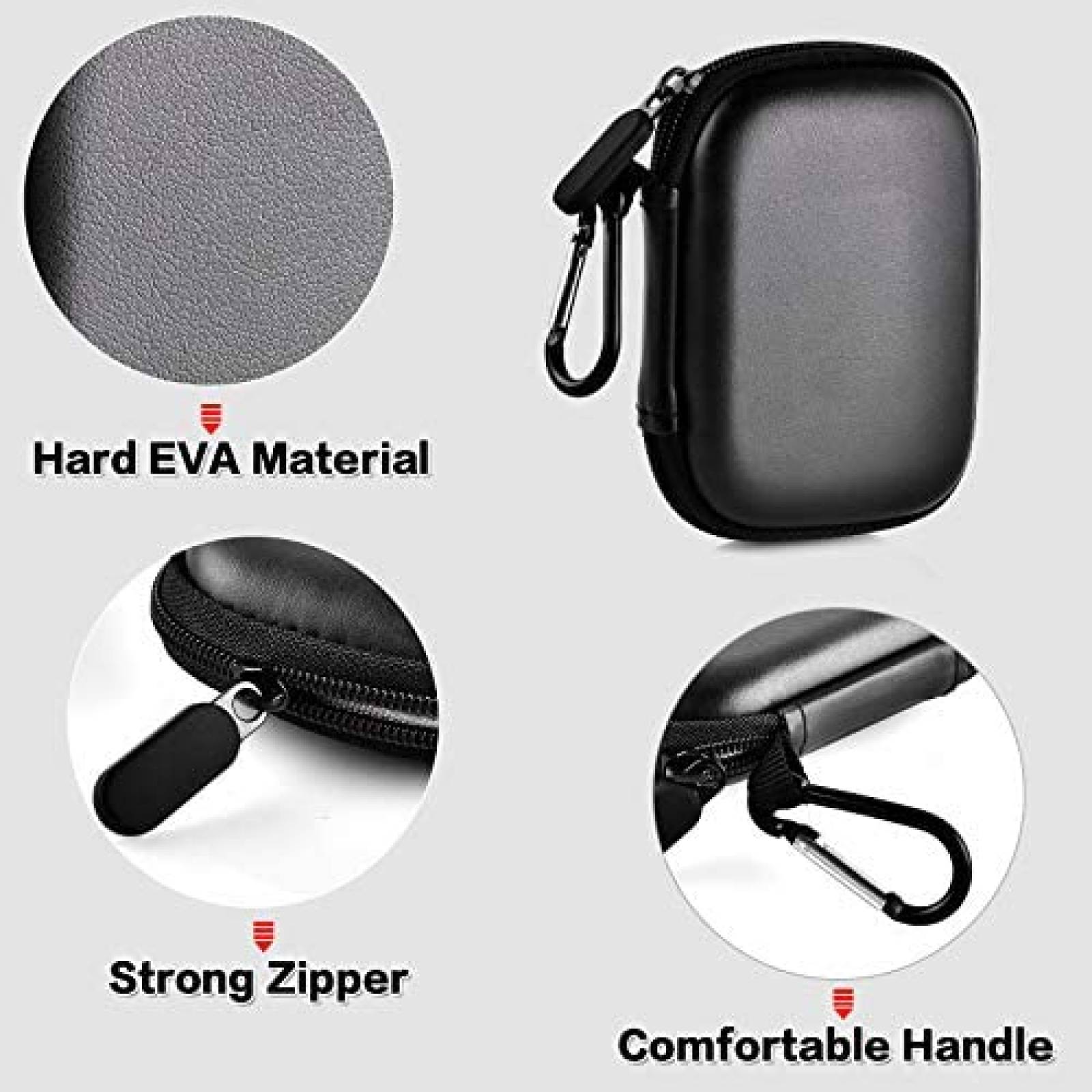 Estuche para Disco Duro Comecase Seagate One Touch -Negro