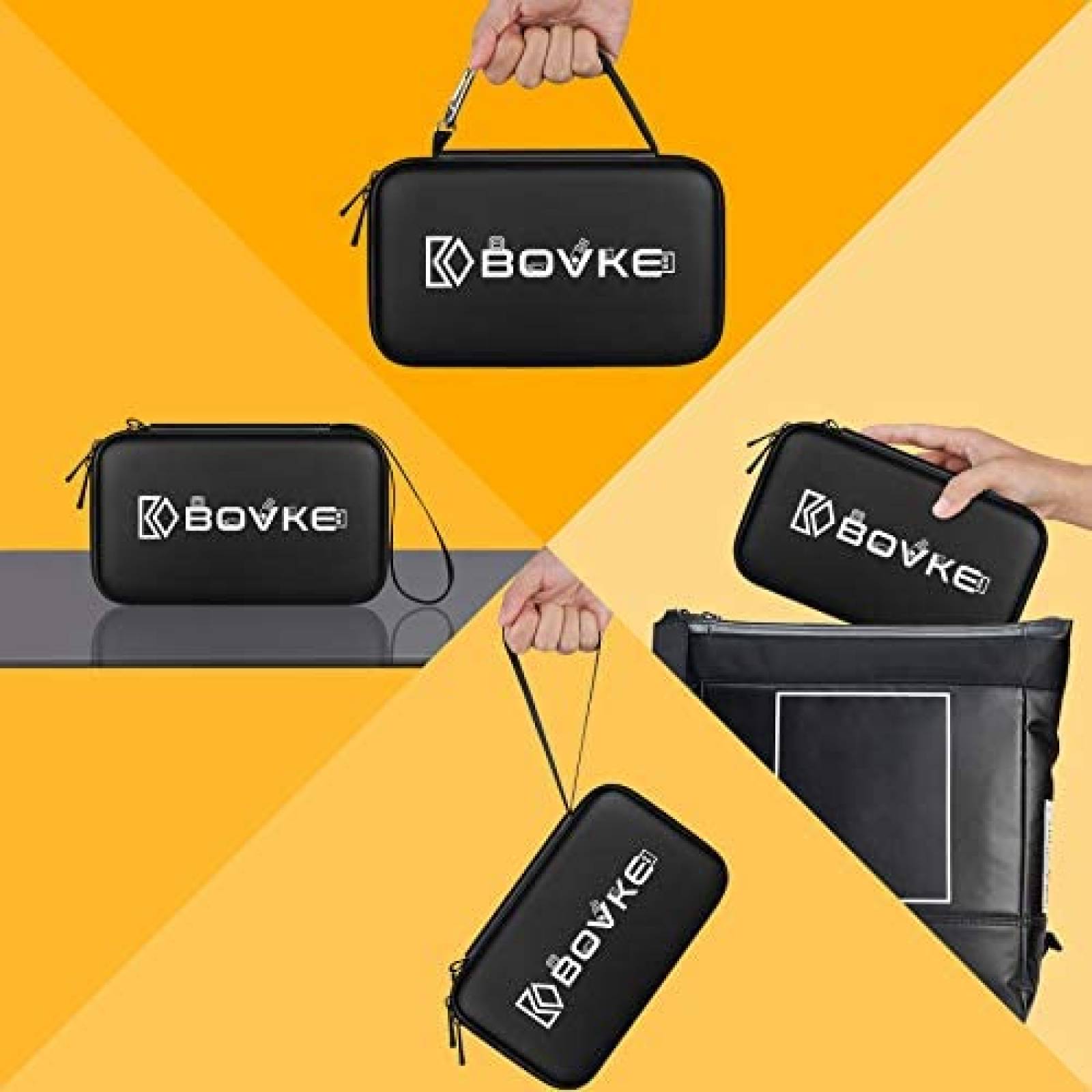 Funda BOVKE Organizadora con 48 Ranuras para Memoria USB