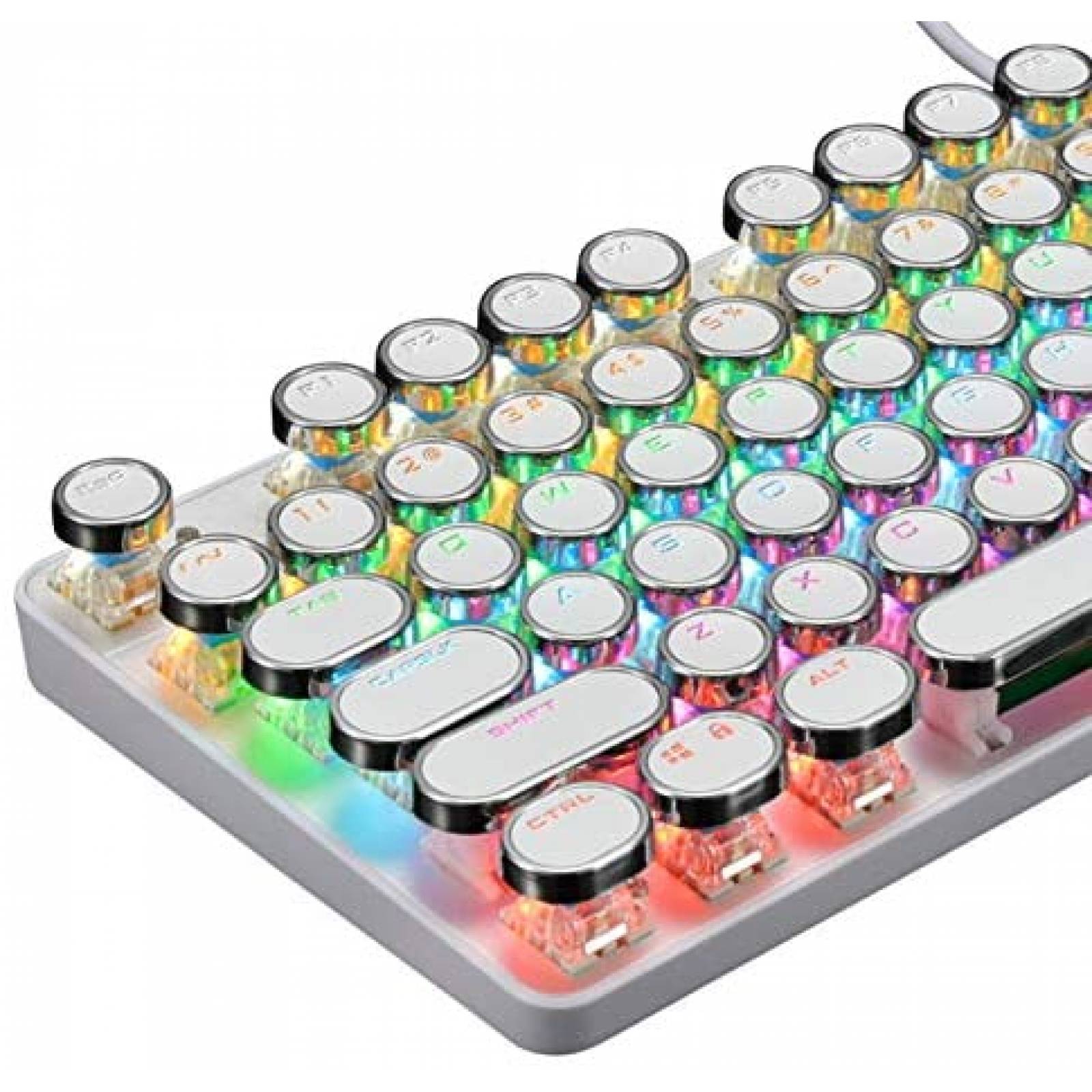 Teclado YSCP Gaming Mecanico RGB 87 teclas programable