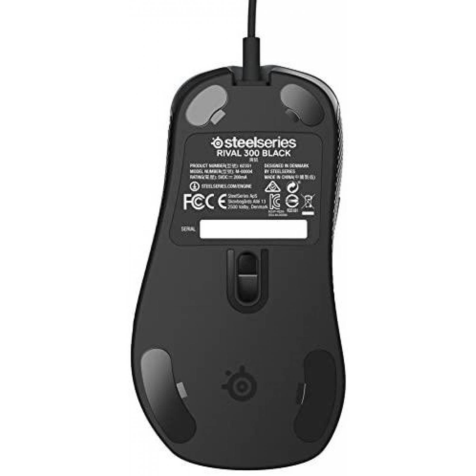 Mouse Gamer SteelSeries Rival 300 USB 6 Botones Programables