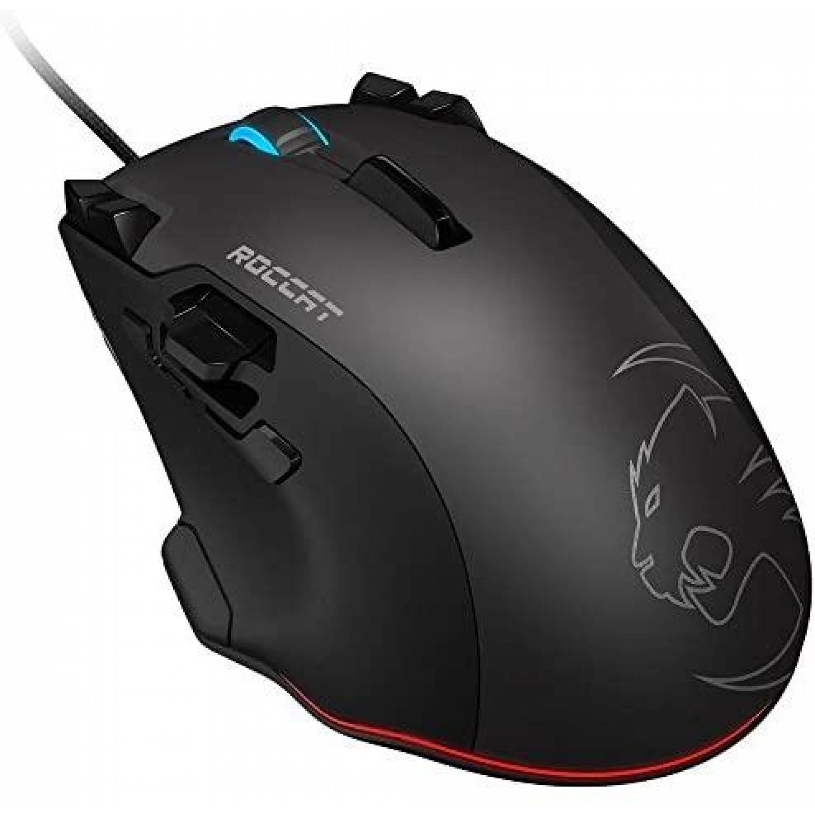 Mouse Gamer Roccat Tyon R3 USB con Sensor Laser -Negro