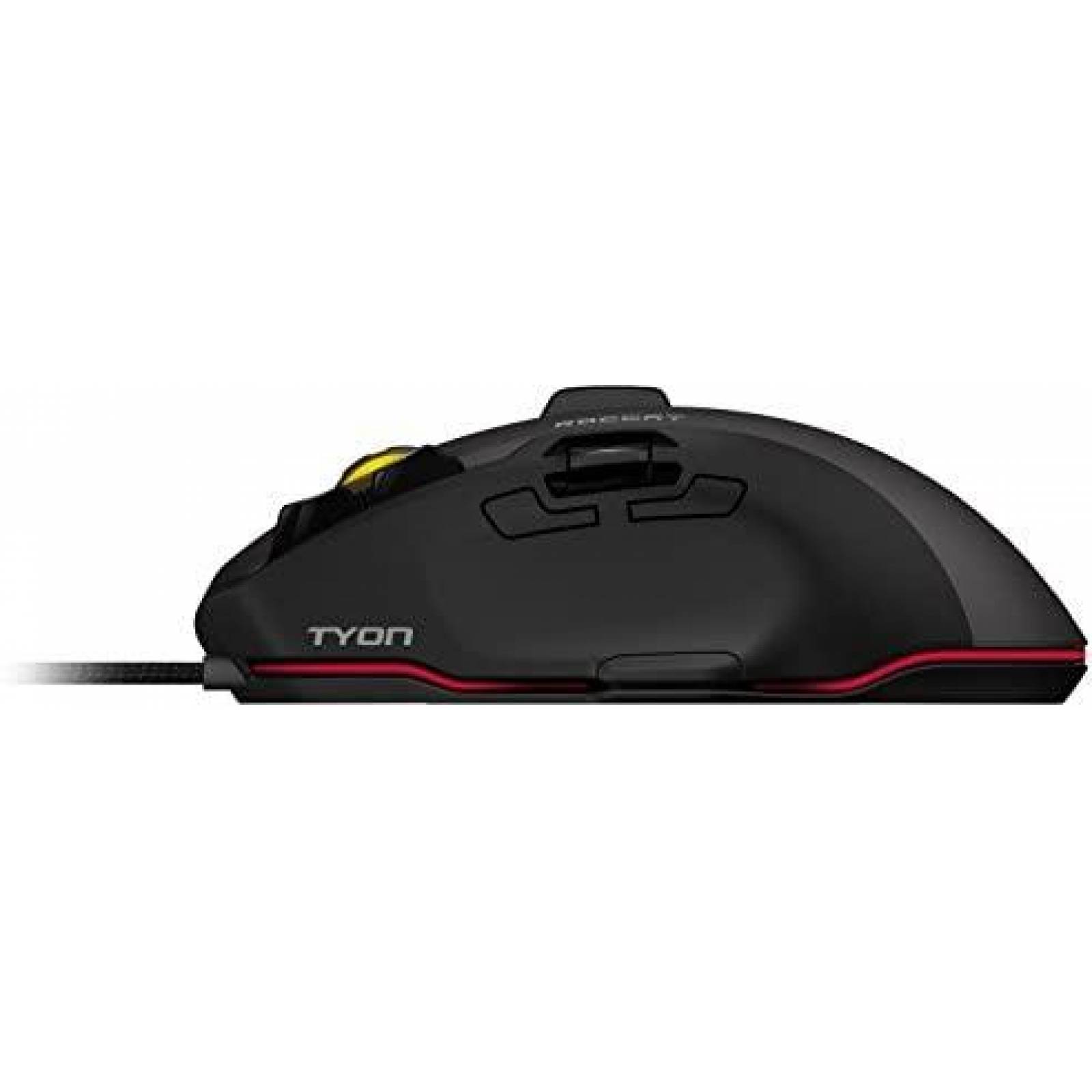 Mouse Gamer Roccat Tyon R3 USB con Sensor Laser -Negro