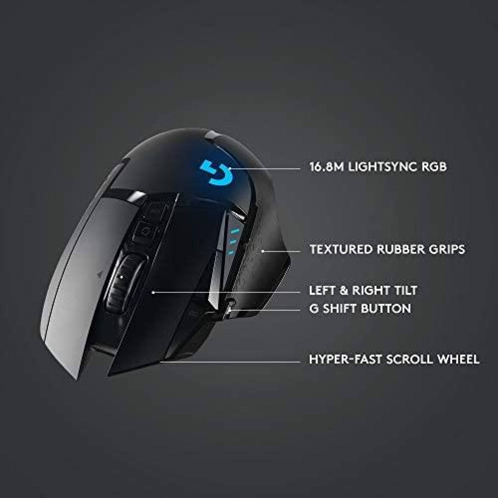 Mouse Gamer Logitech G502 Hero USB Inalambrico Ergonomico