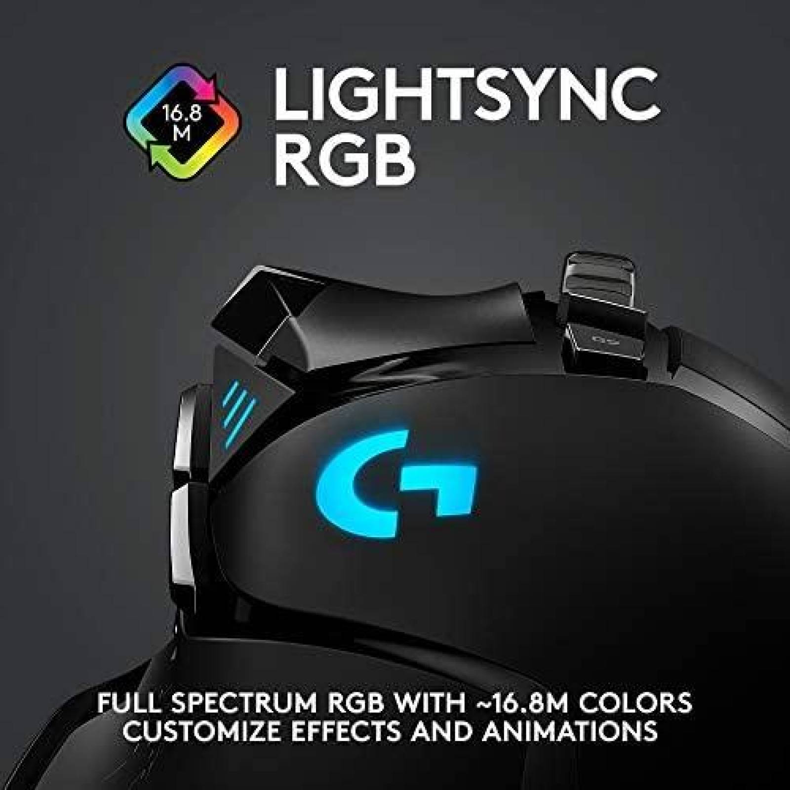 Mouse Gamer Logitech G502 Hero USB Inalambrico Ergonomico