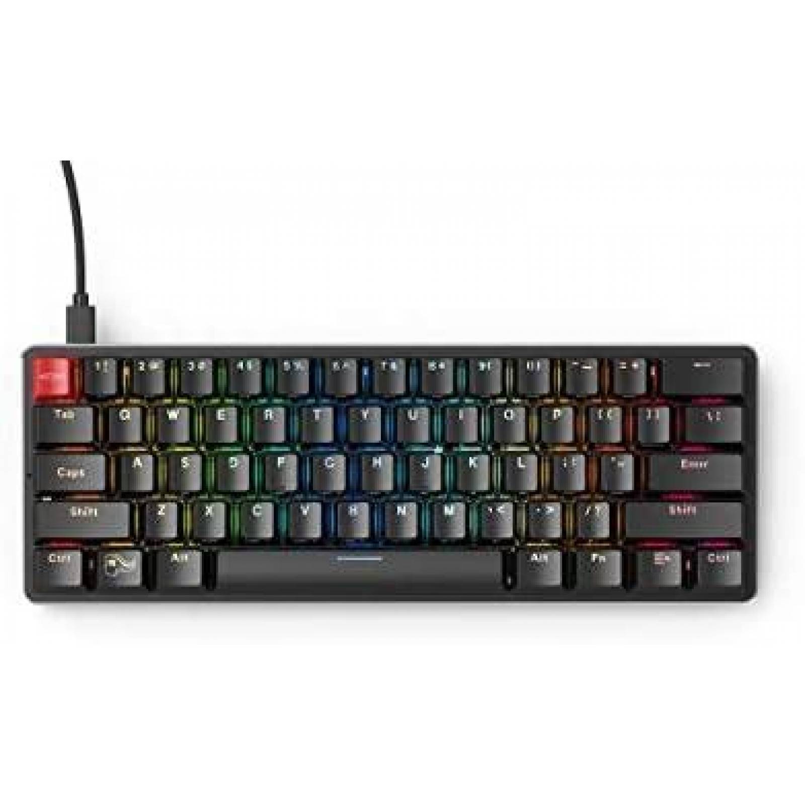 Teclado Gamer Glorious PC Gaming Race GMMK-Compact-BRN RGB