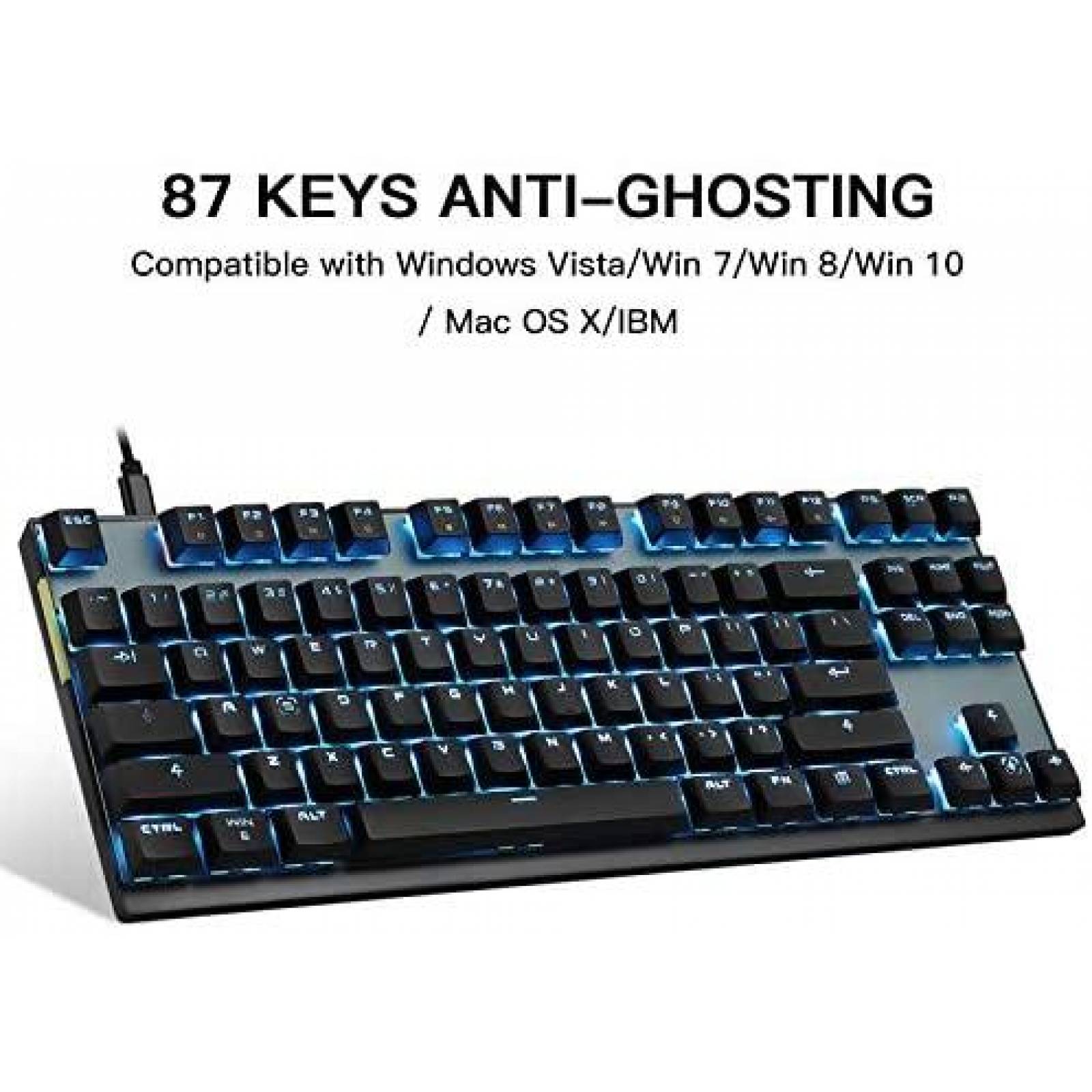 Teclado Gamer MOTOSPEED Inalambrico Mecanico 2.4GHz Mecanico