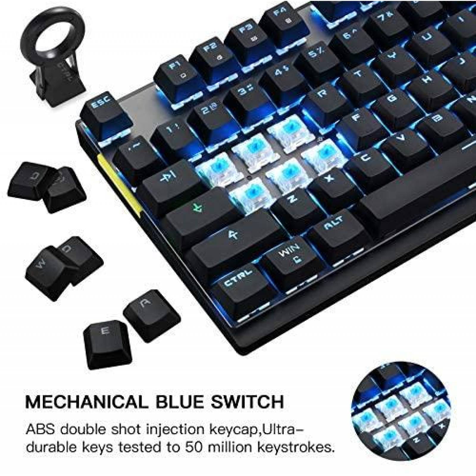 Teclado Gamer MOTOSPEED Inalambrico Mecanico 2.4GHz Mecanico