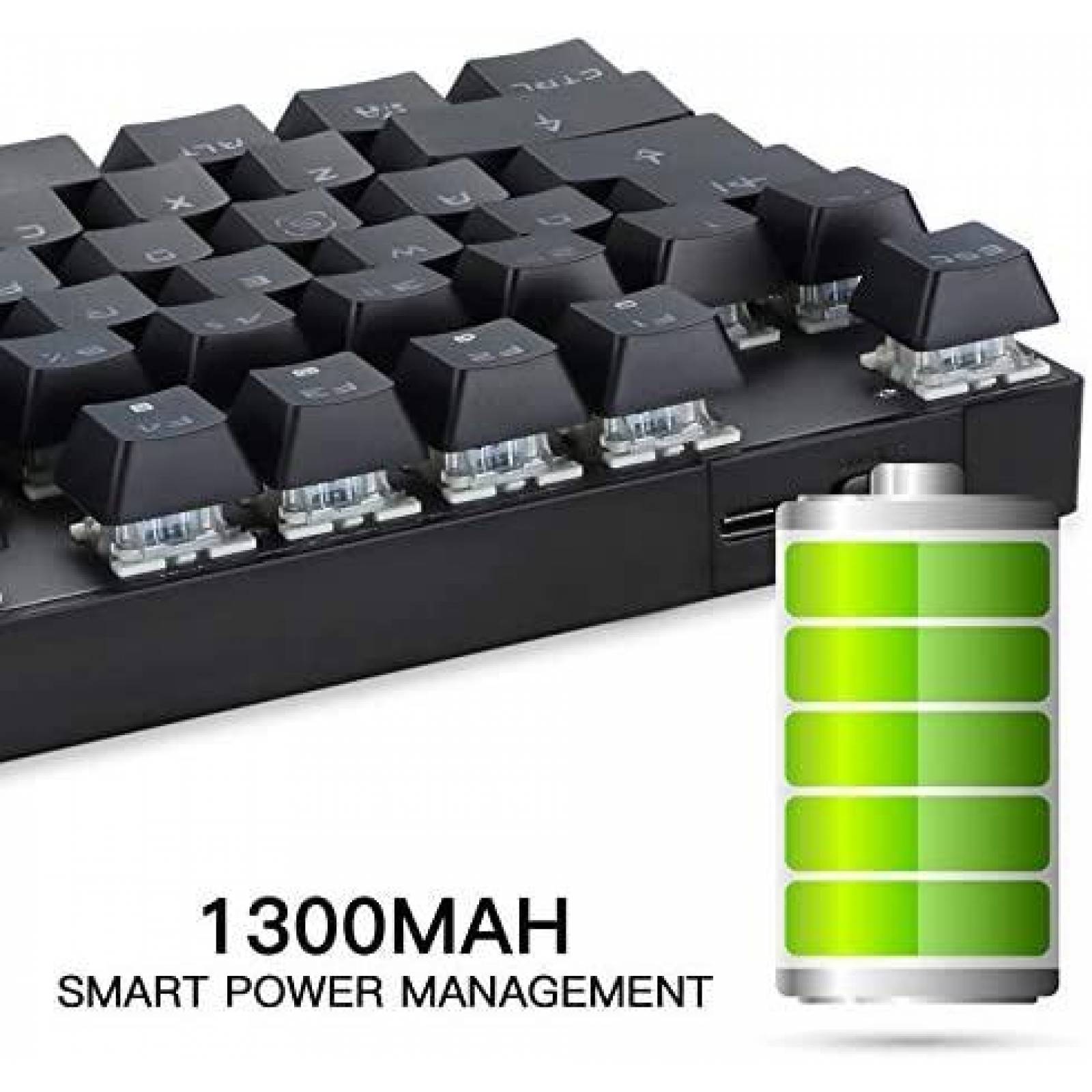 Teclado Gamer MOTOSPEED Inalambrico Mecanico 2.4GHz Mecanico