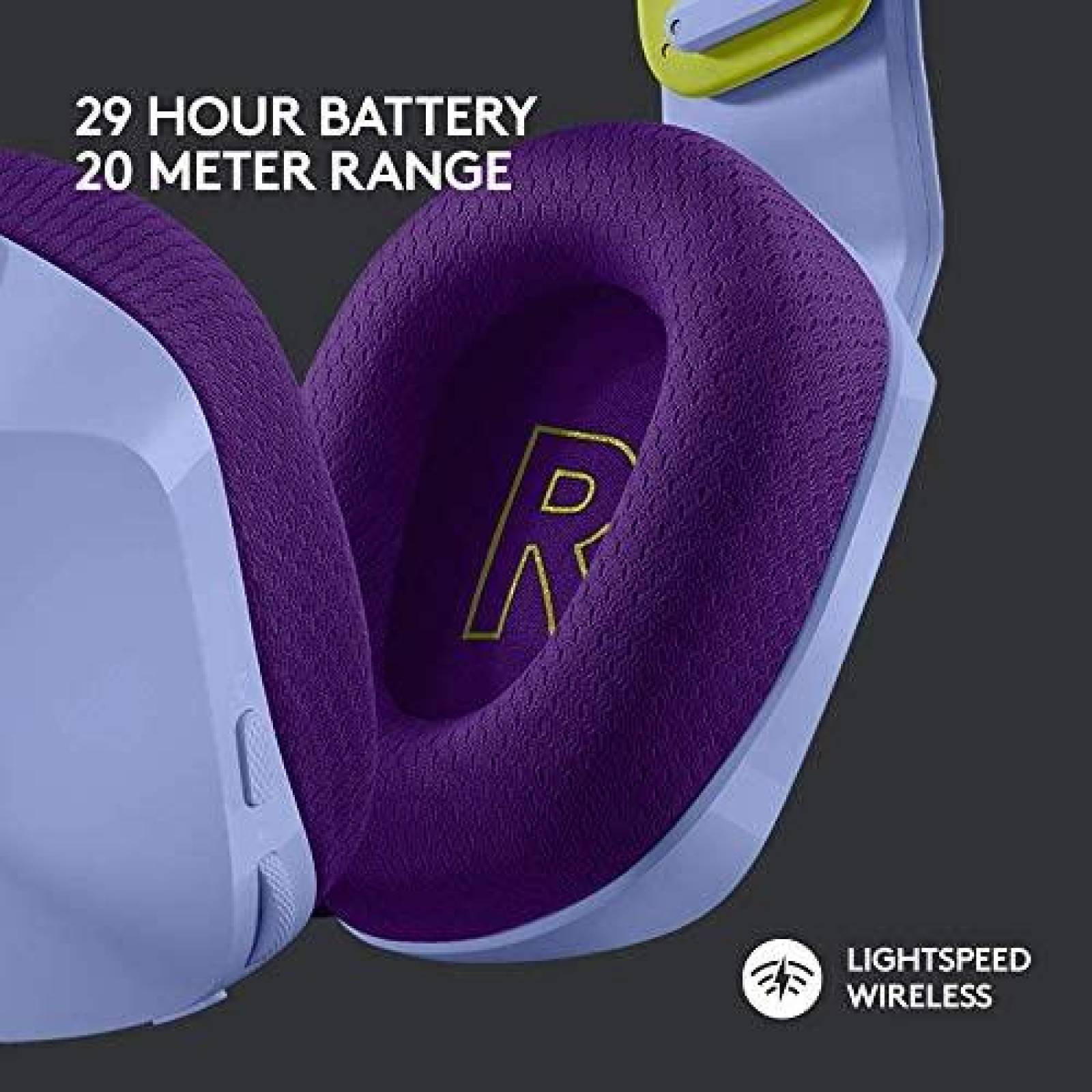 Audifonos de Diadema Logitech G733 RGB Inalambricos -Morado