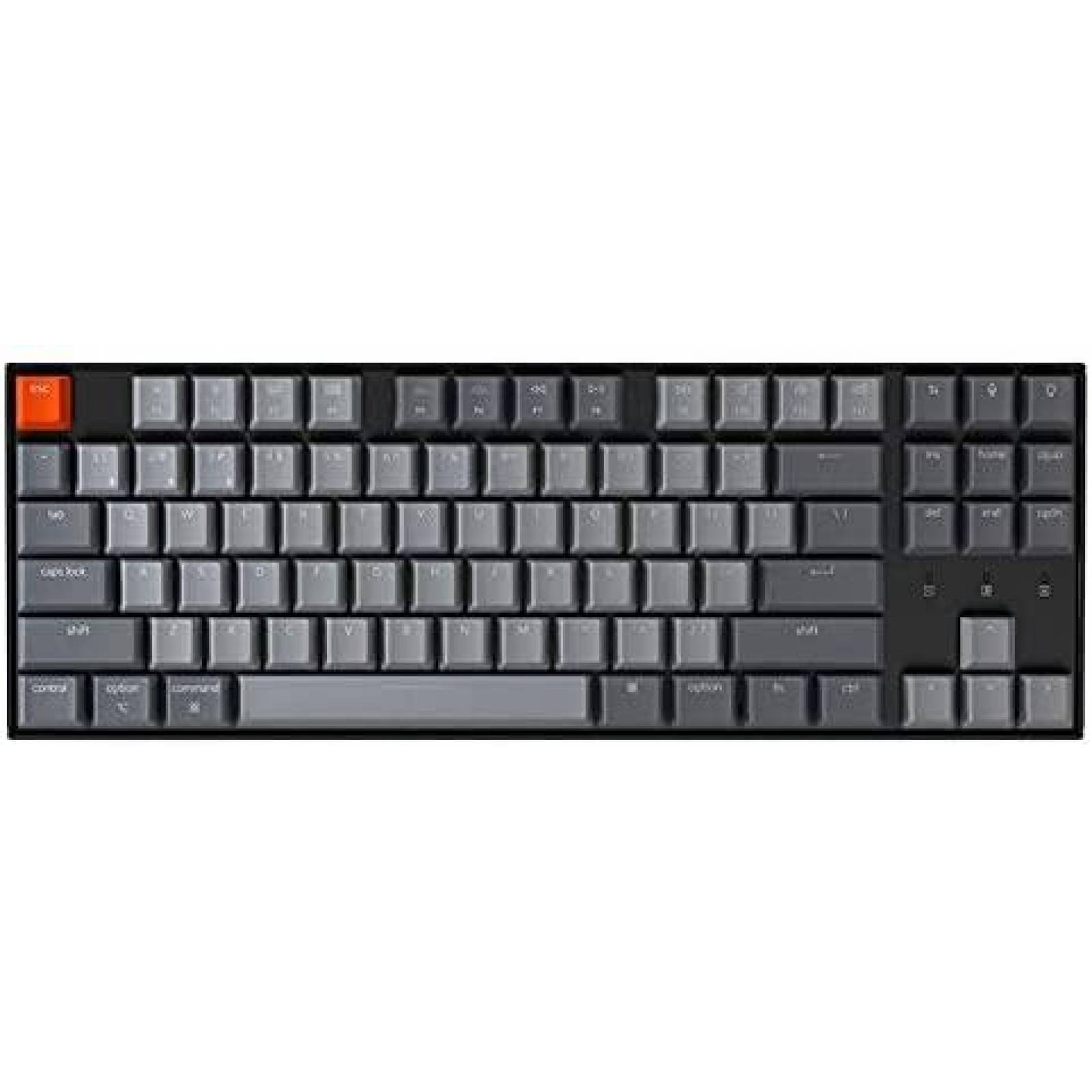 Teclado Gamer Keychron K8 Tenkeyless de 87 Teclas -Negro