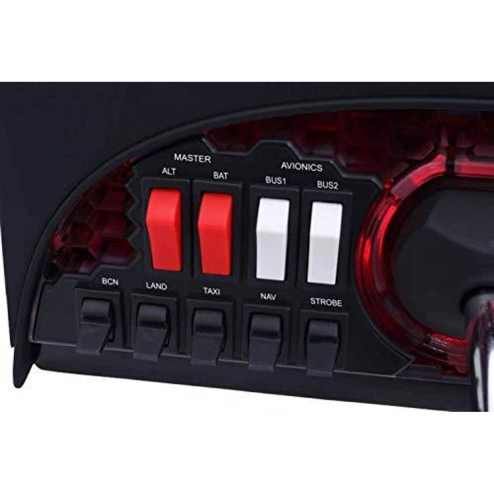 Volante de Avion Honeycomb Aeronautical Montaje Dual -Negro