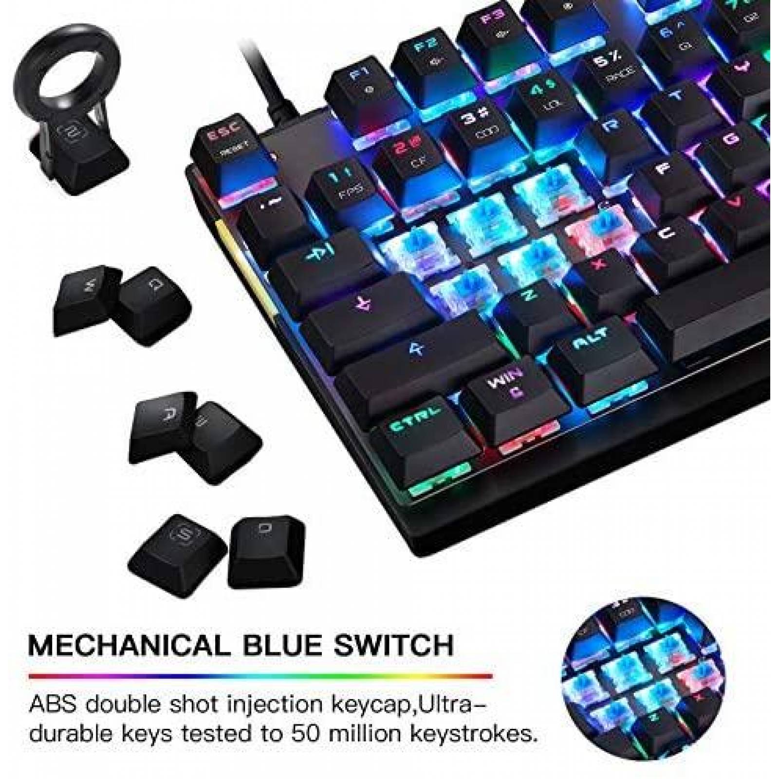 Teclado Gamer MOTOSPEED 87 Teclas Mecanico 2.4GHz Mecanico