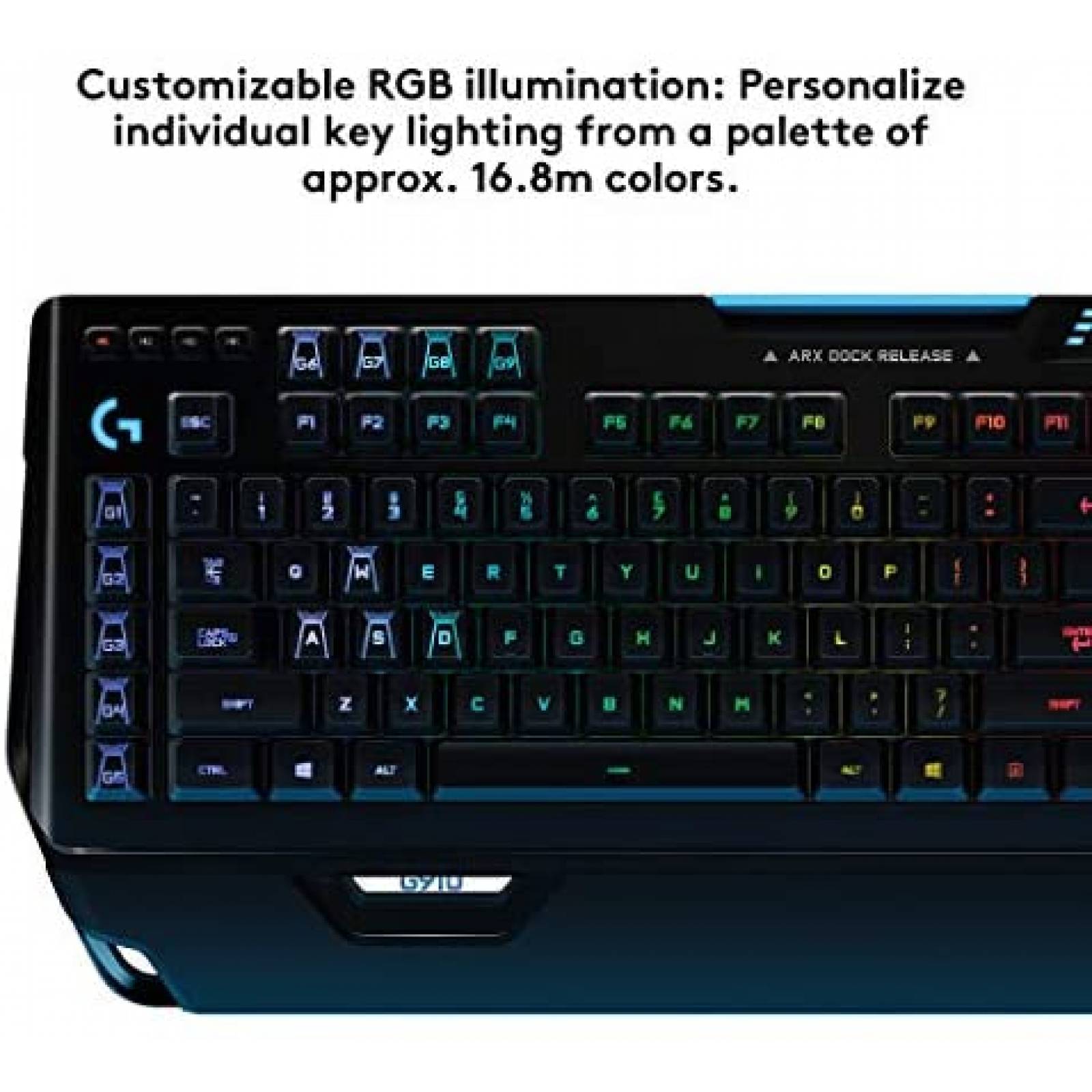 Teclado Logitech G910 Orion Spectrum RGB para Gaming -Negro