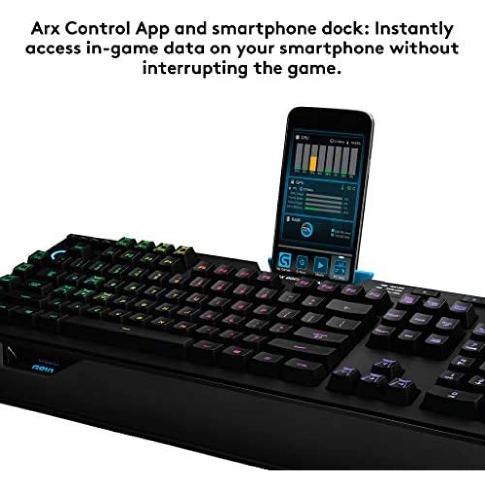 Teclado Logitech G910 Orion Spectrum RGB para Gaming -Negro