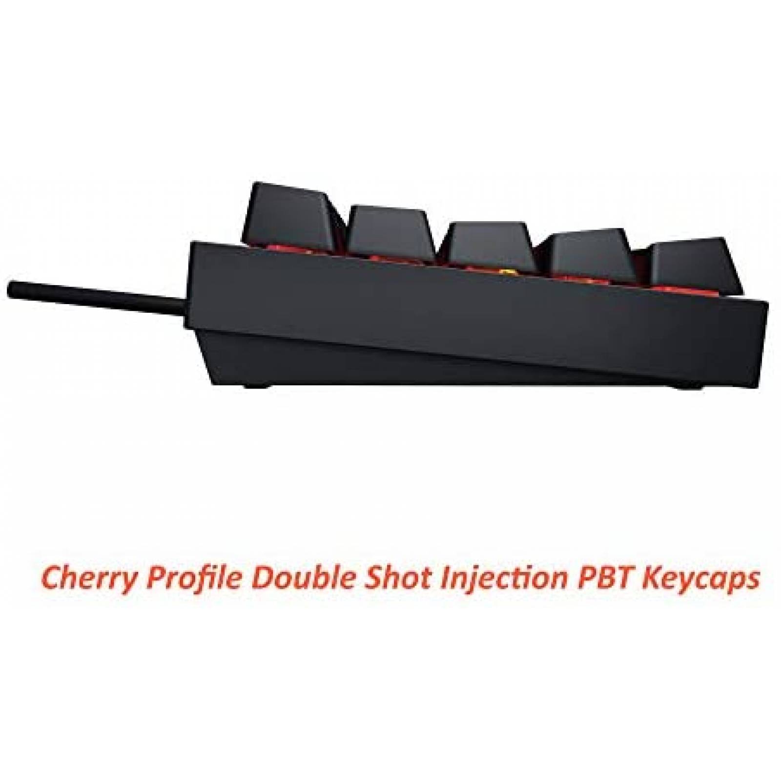 Teclado Durgod Hades 68 Gateron RGB de Aluminio -Blanco