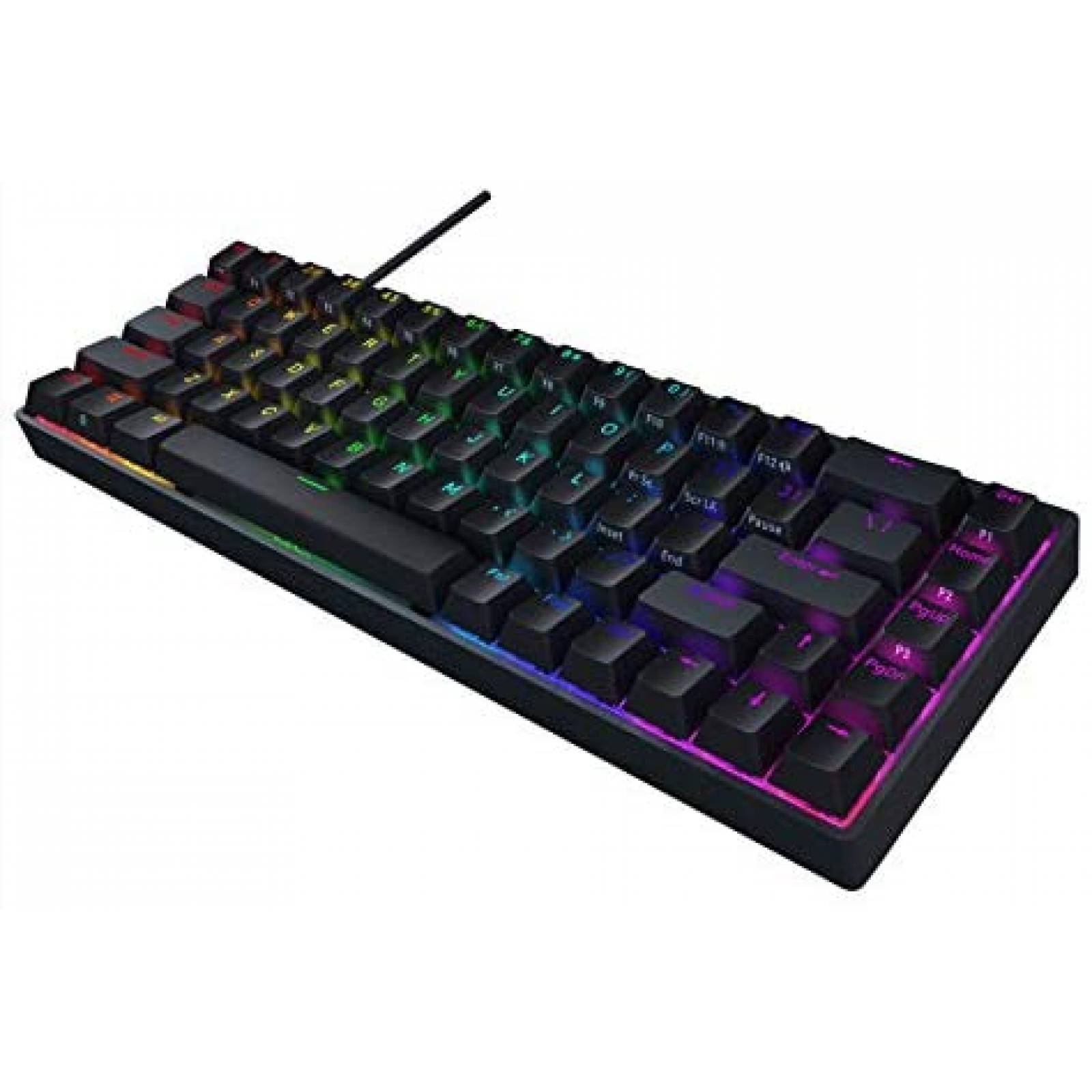 Teclado Durgod Hades 68 Gateron RGB de Aluminio -Blanco