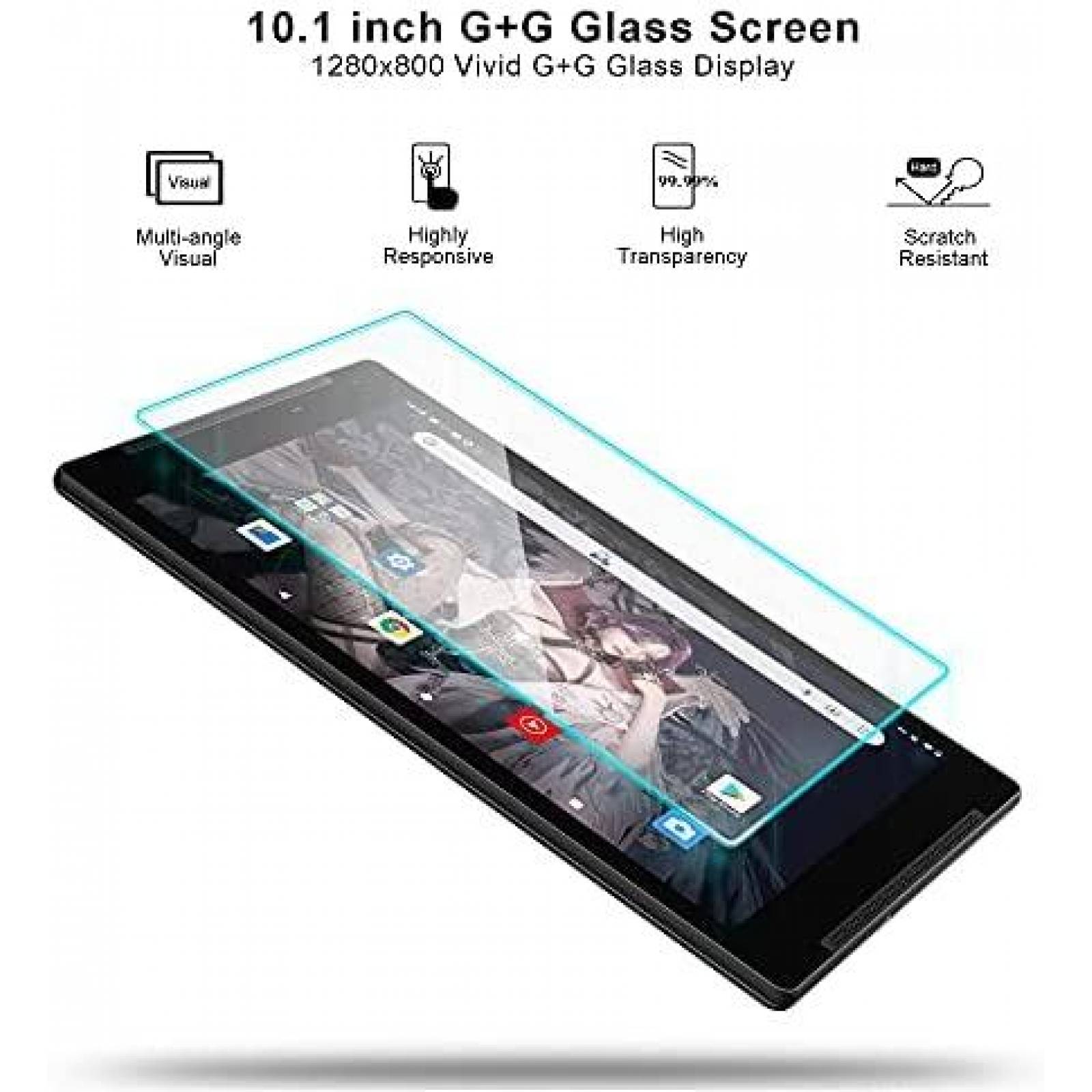 Tablet TJD 10'' 1600hertz 3GB 32GB Android 10 -Negro