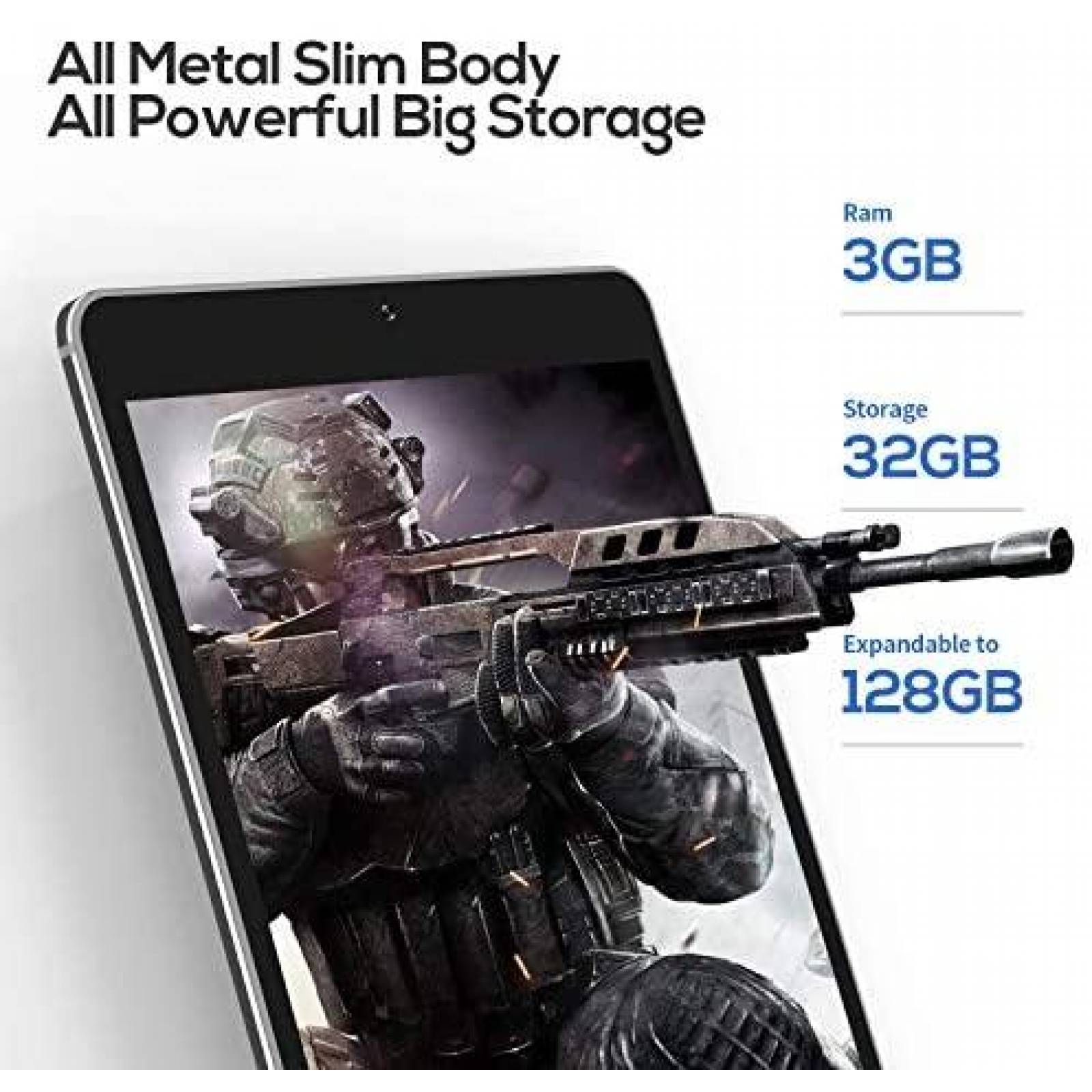 Tablet VASTKING 3GB RAM 32GB 1920x1200 IPS 10'' -Gris