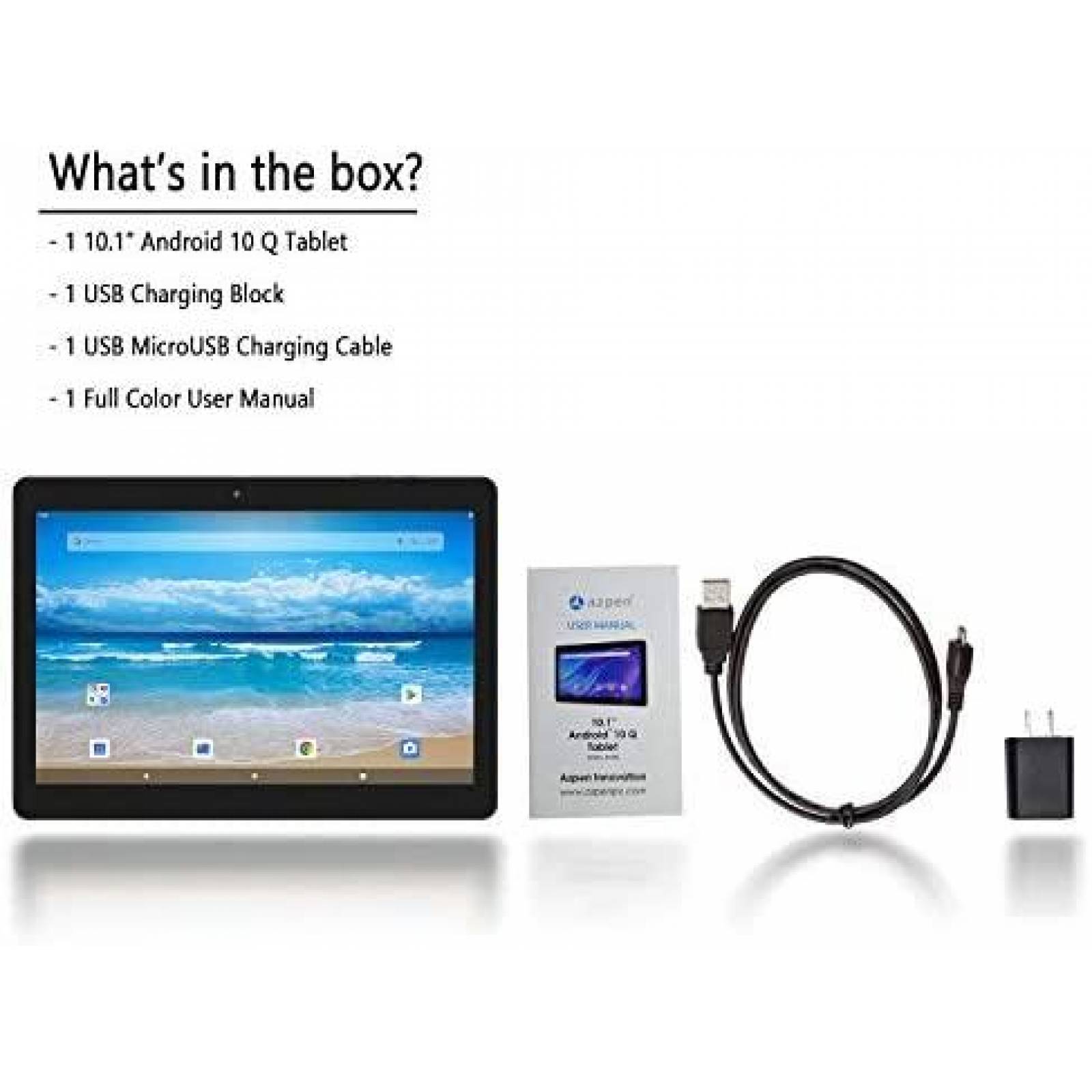 Tablet Azpen Innovate 10 10'' 2GB RAM Bluetooth GPS -Negro