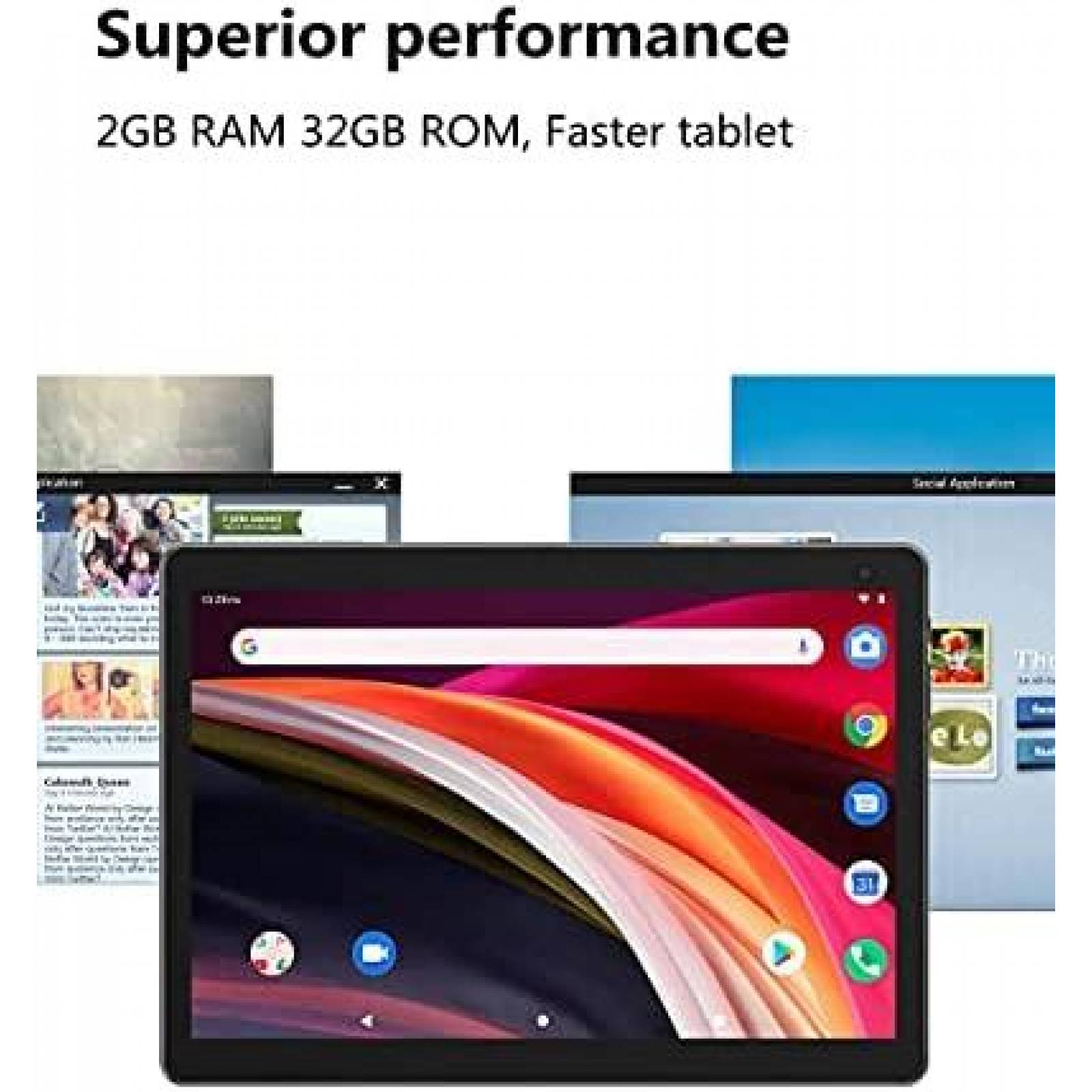 Tableta Coopers CP10 10'' Quad-Core 2GB RAM con 32GB -Negro