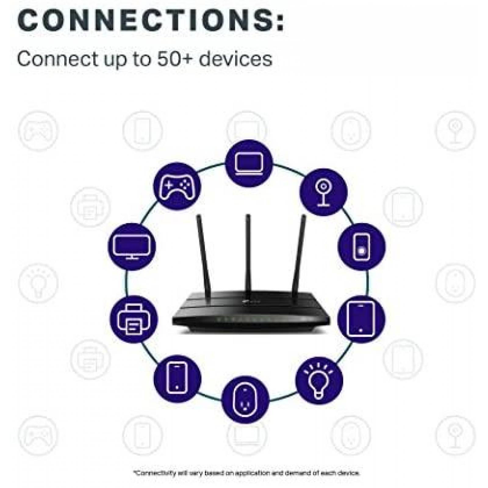 Router TP-Link Archer A7 WiFi Inteligente AC1750 Doble Banda