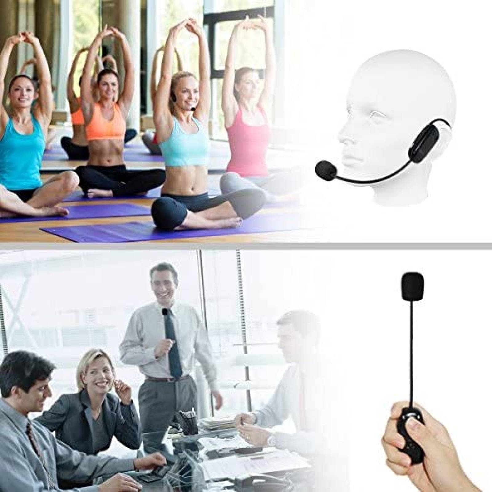 Amplificador SHIDU Con microfono Resistente al agua -Negro