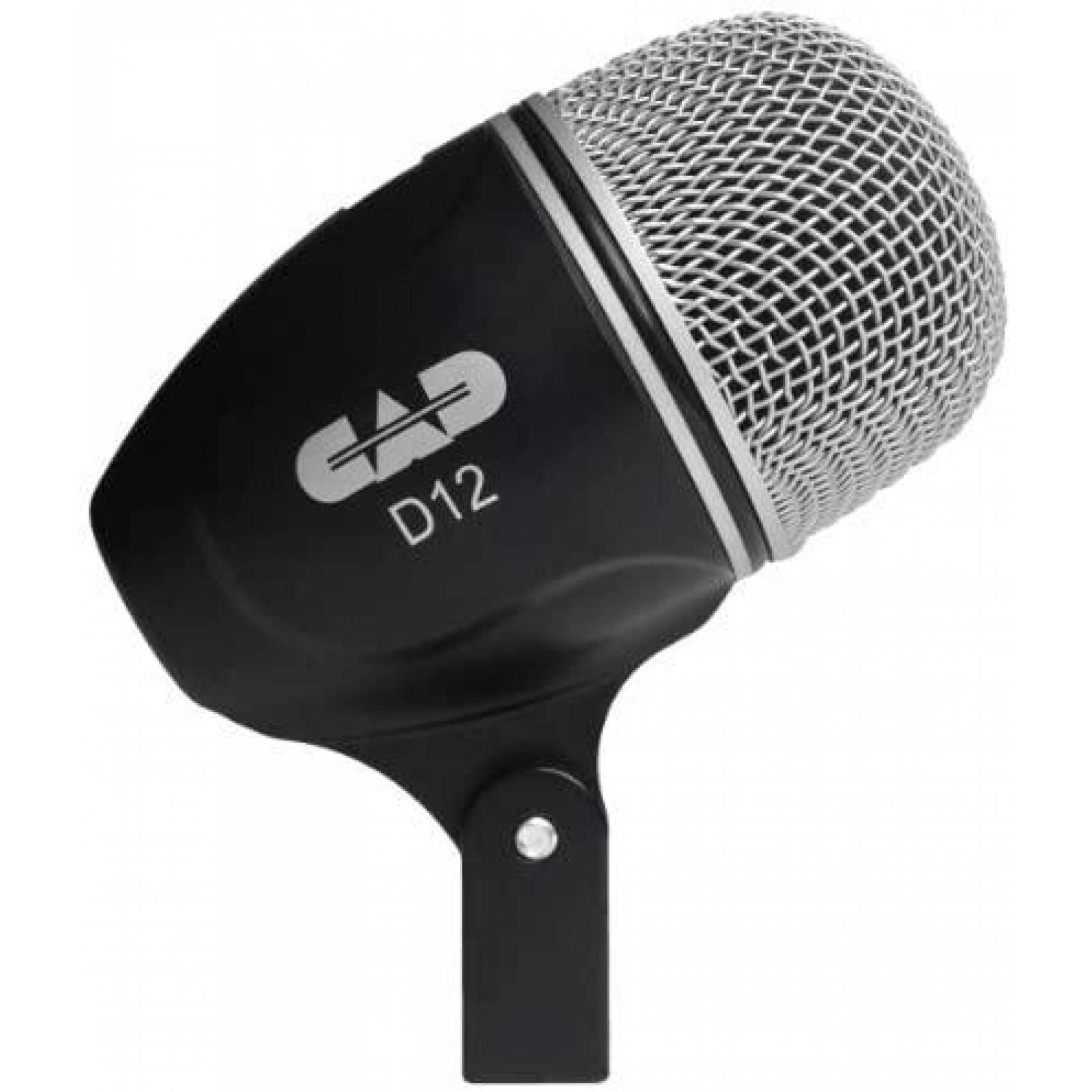 Microfono CAD Audio D12 Dinamico de 10" x 5" x 3.5" -Negro